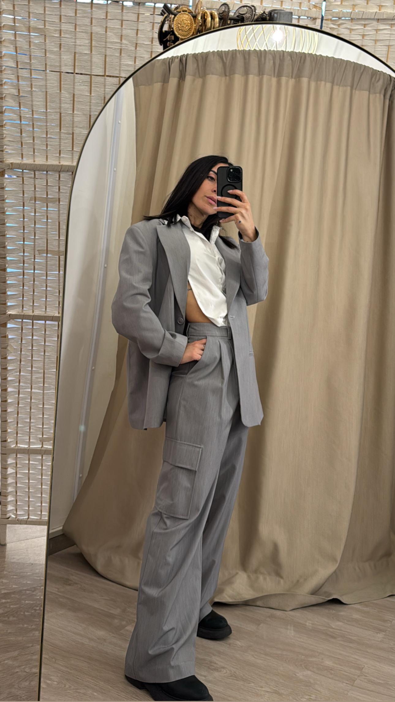 PANTALONE CARGO A PALAZZO