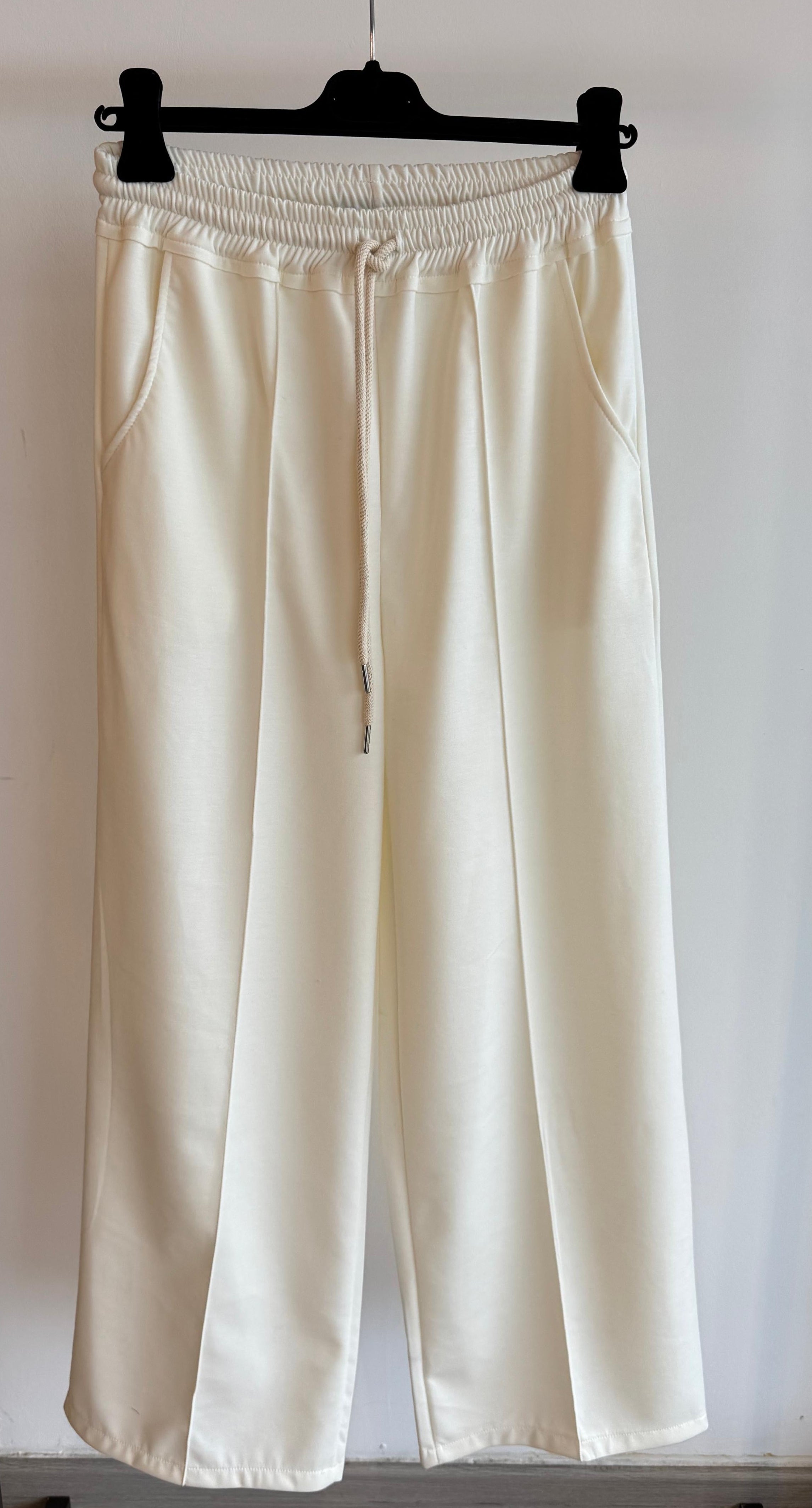 PANTALONE TUTA BIANCO