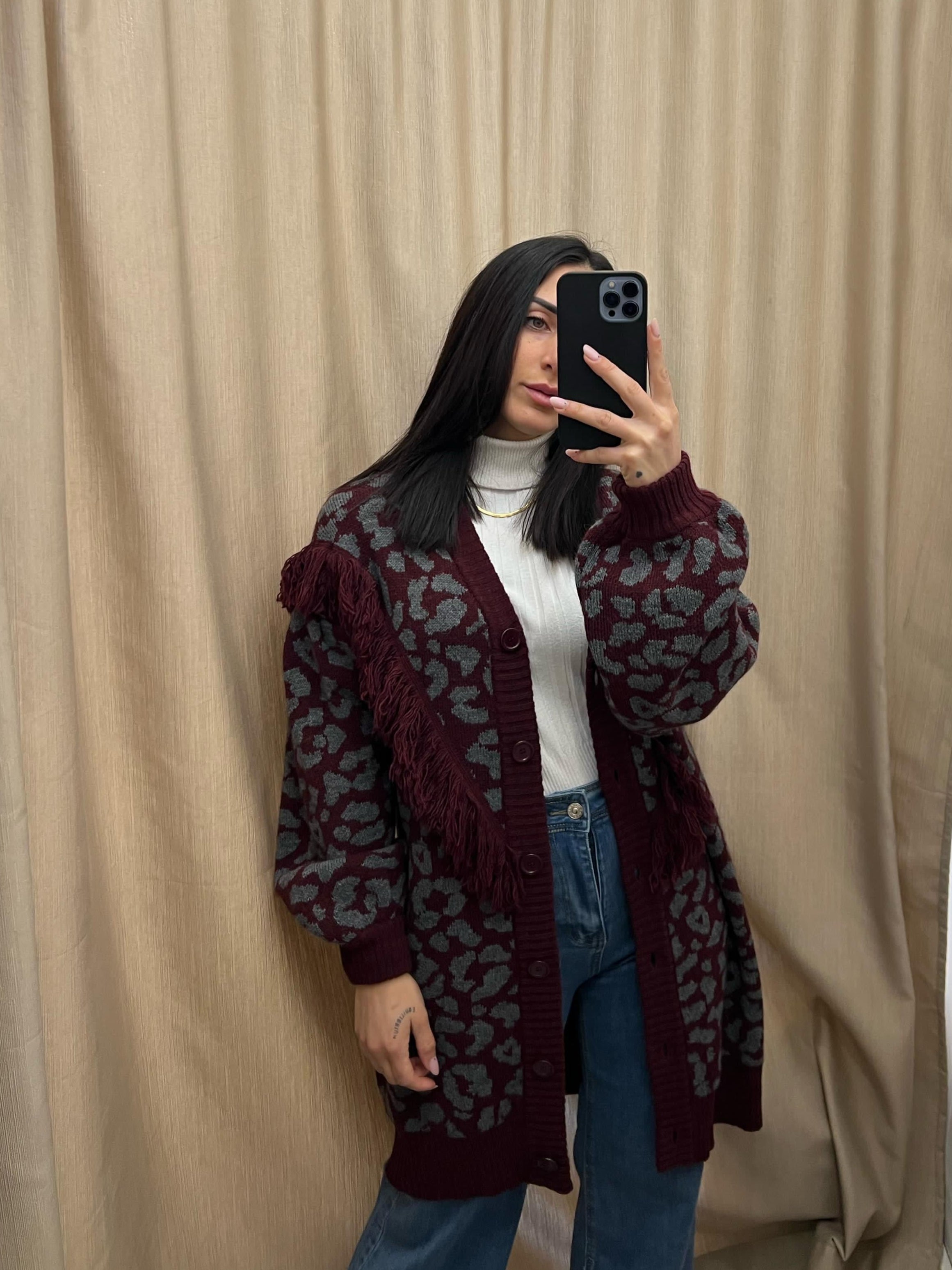 GIACCA IN MAGLIA FANTASIA