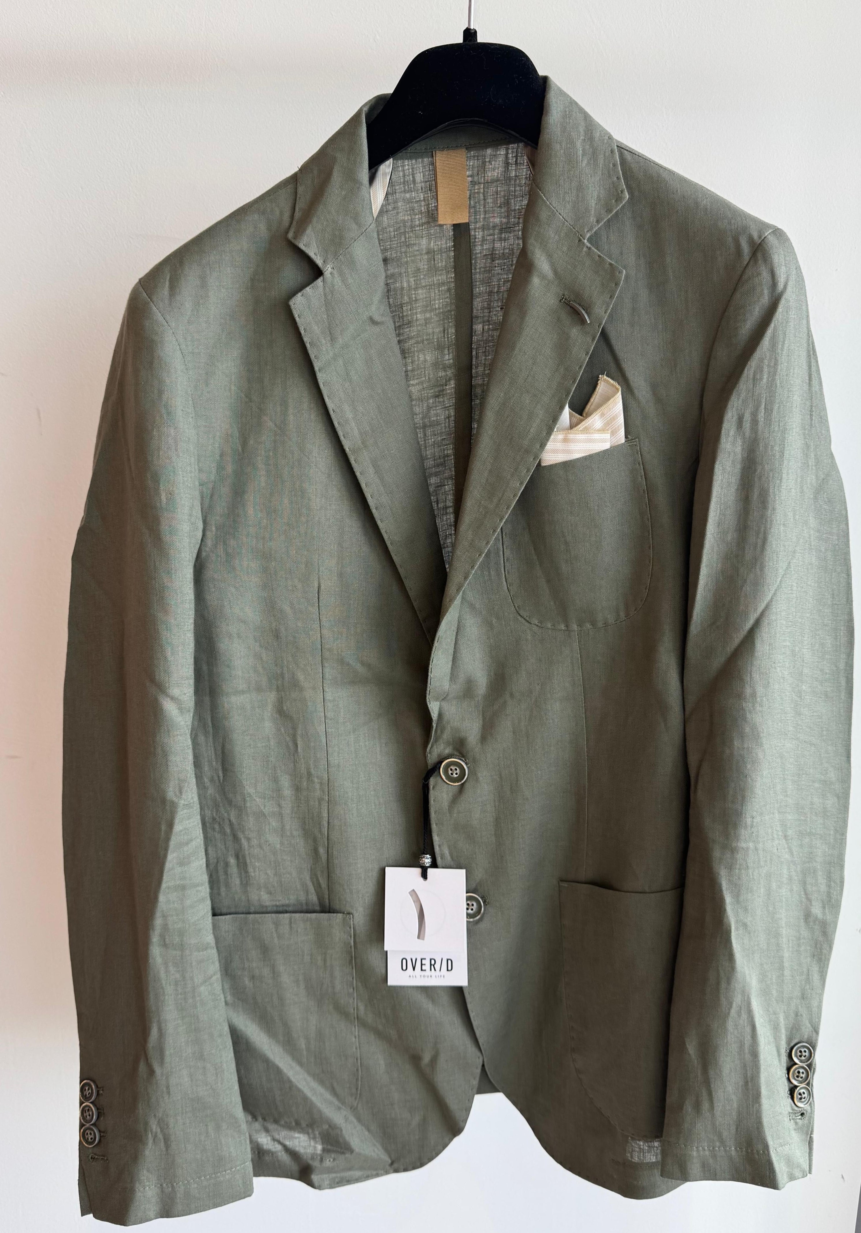 GIACCA VERDE IN LINO