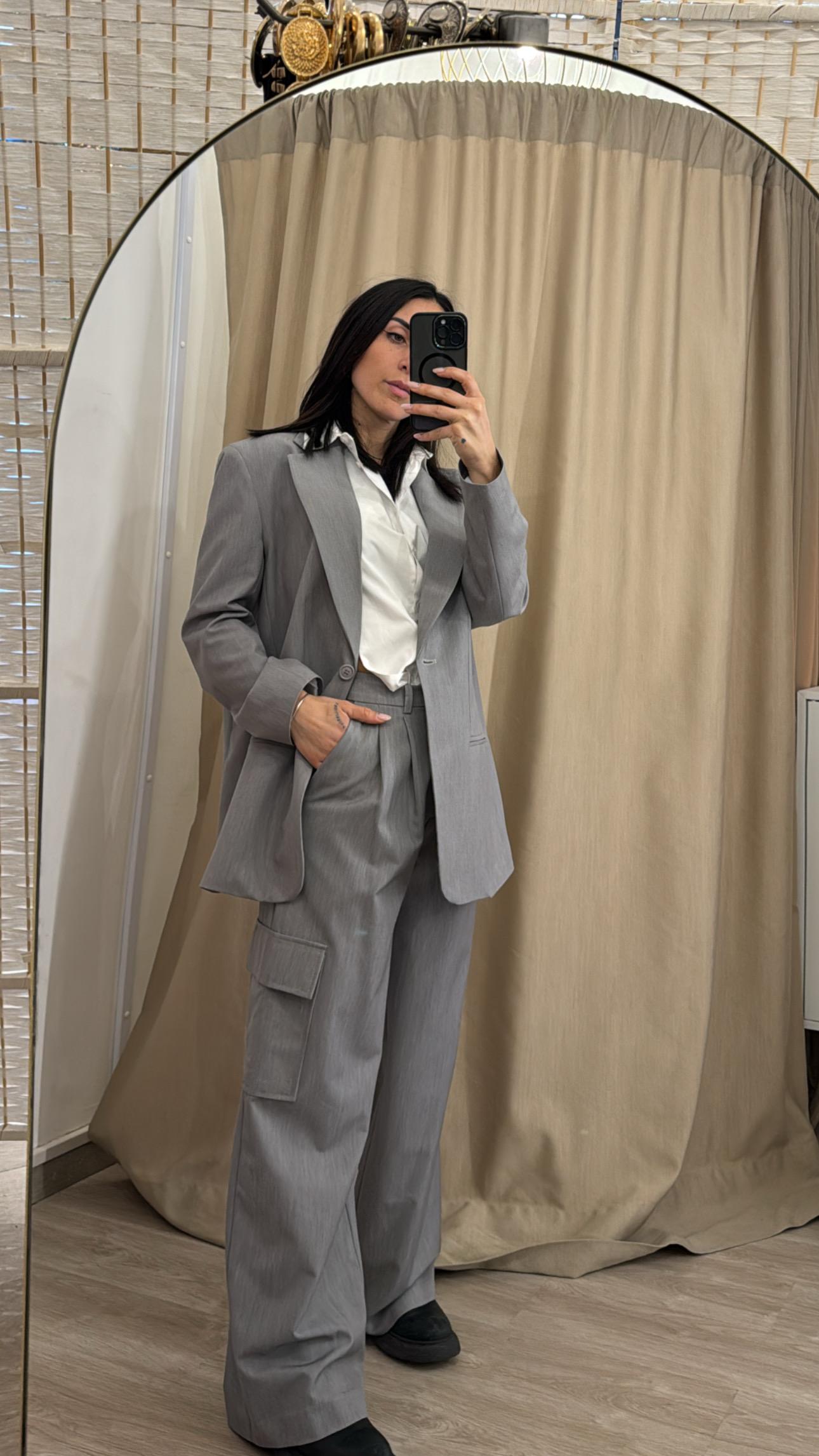 PANTALONE CARGO A PALAZZO