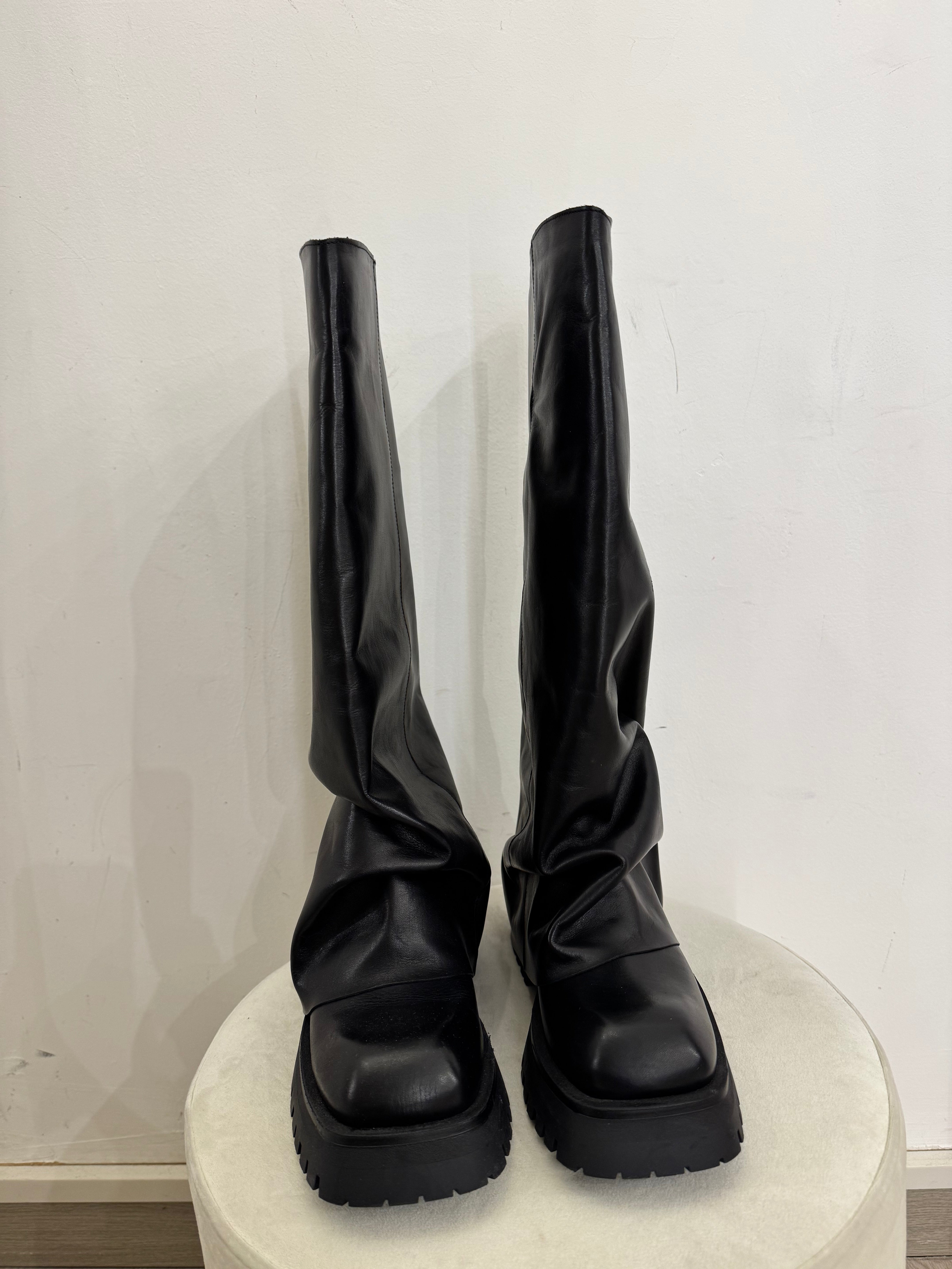 STIVALE BIKER NERO