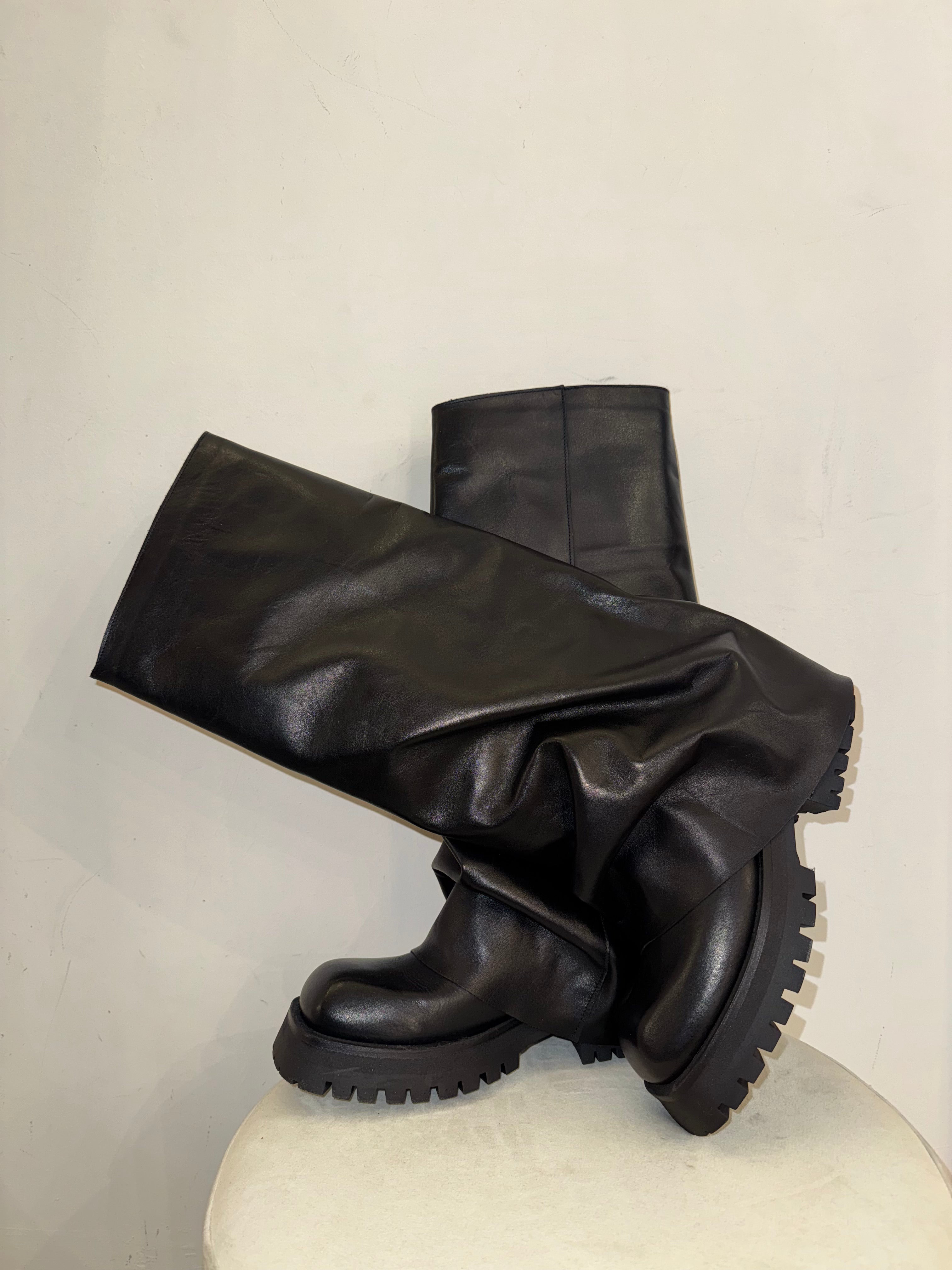 STIVALE BIKER NERO