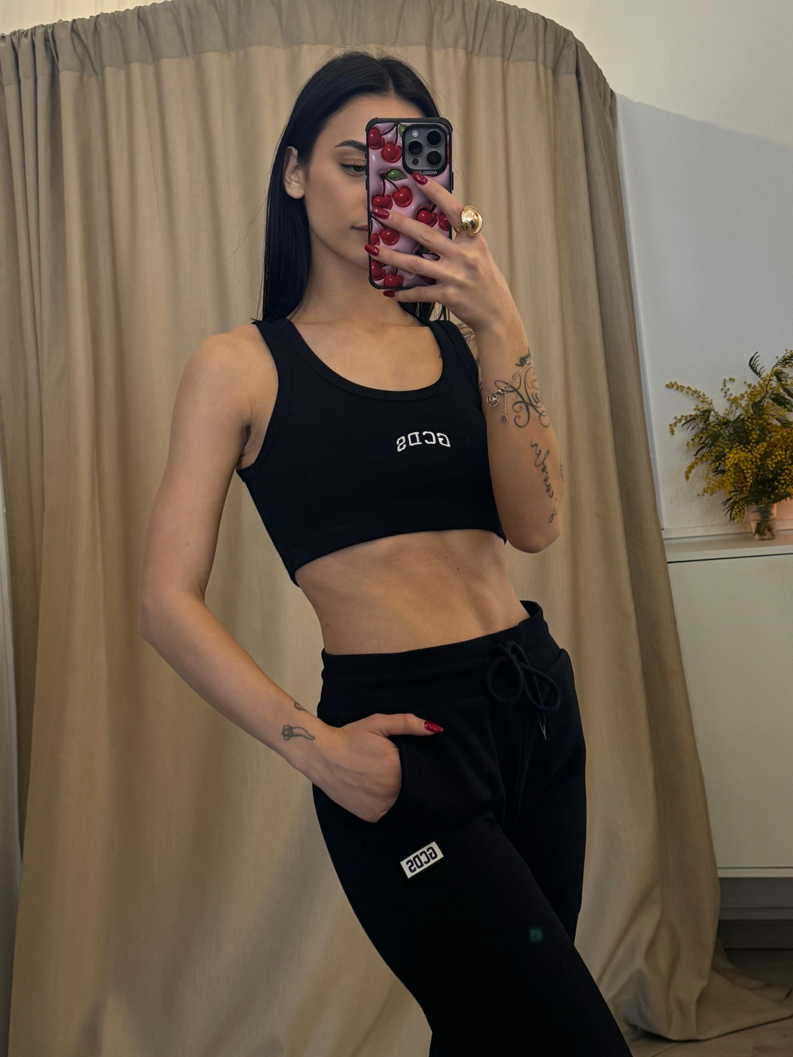 CROC TOP GCDS NERO