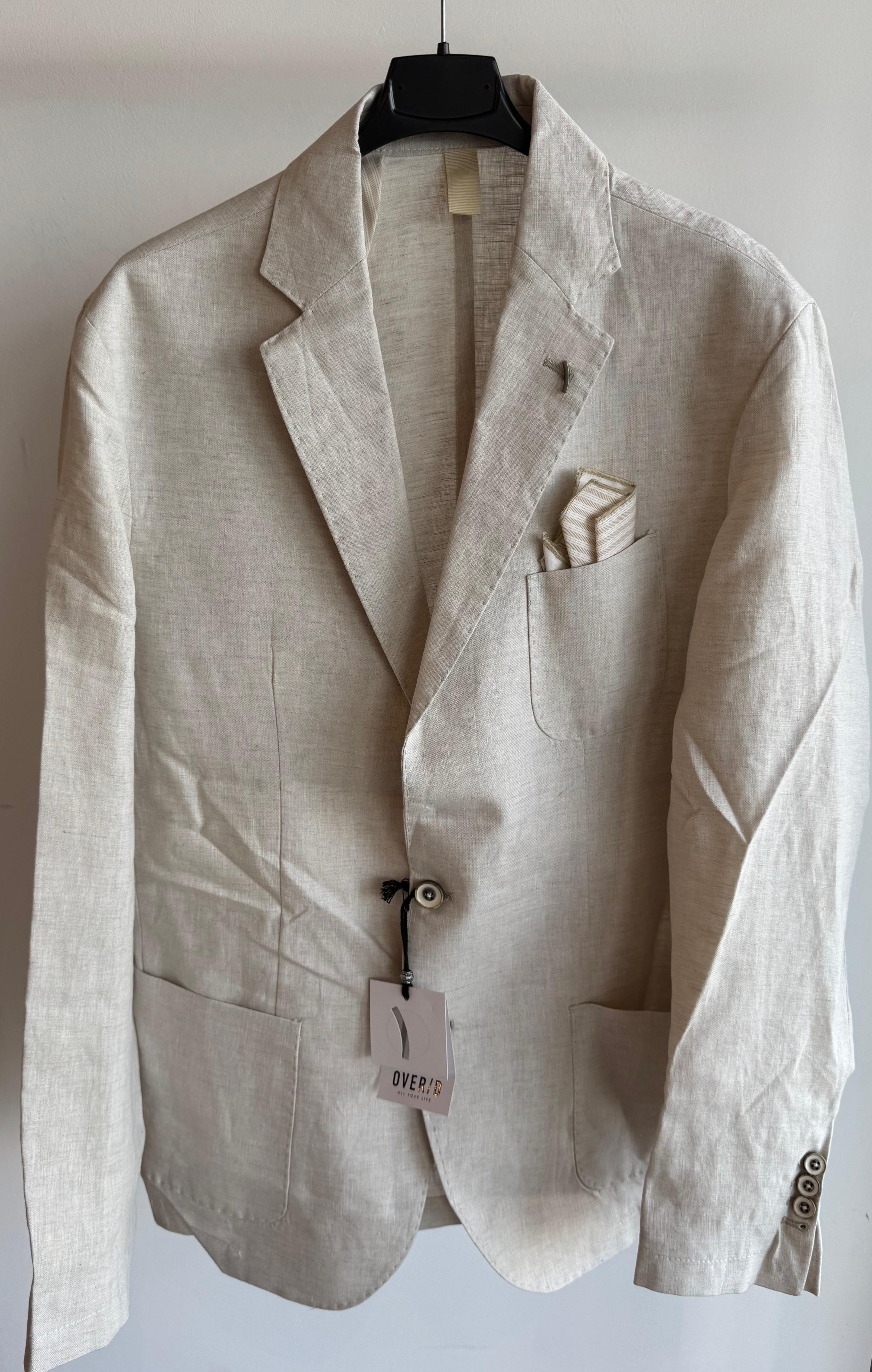 GIACCA IN LINO BEIGE