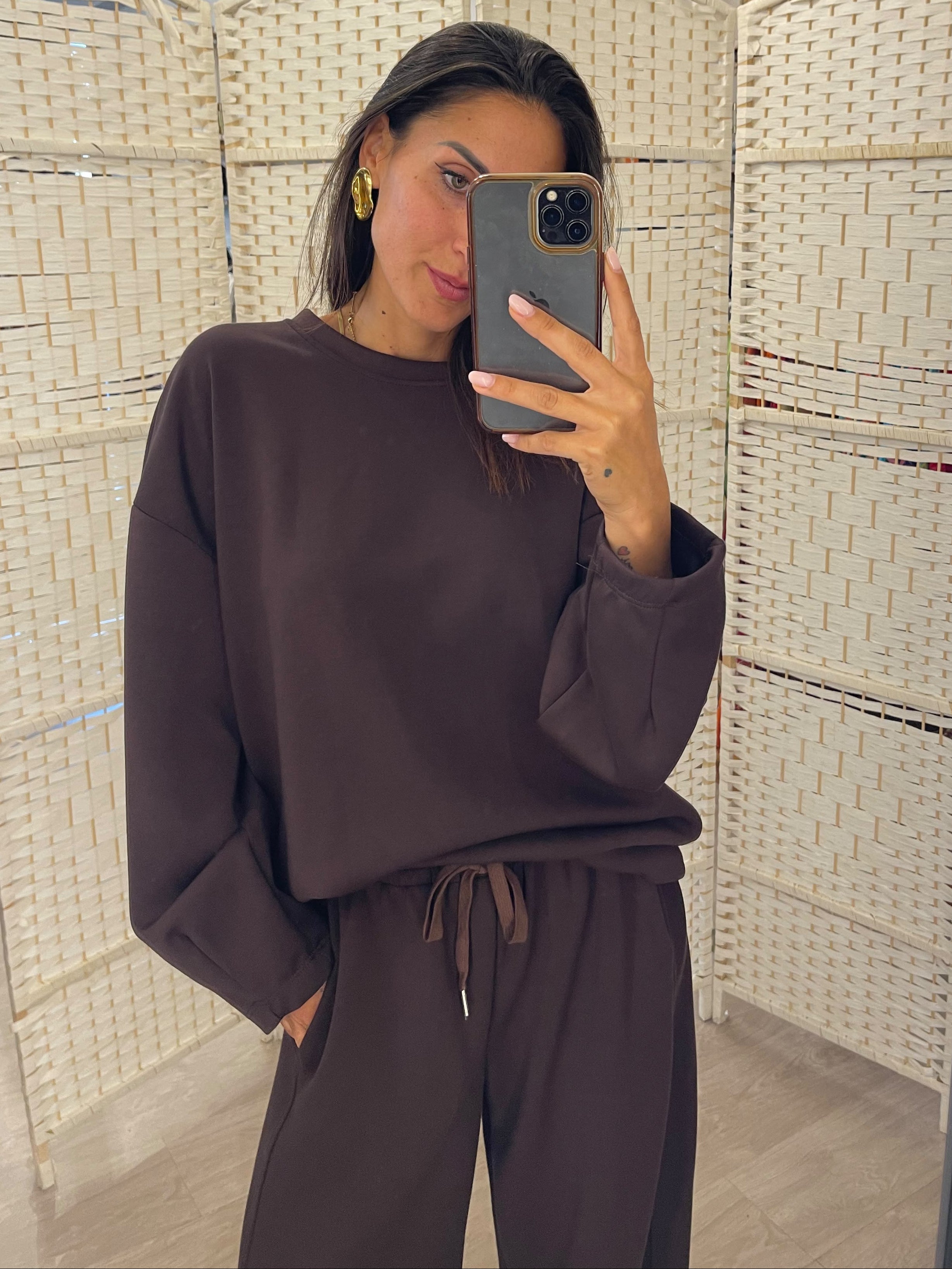 Completo tuta pantalone + felpa