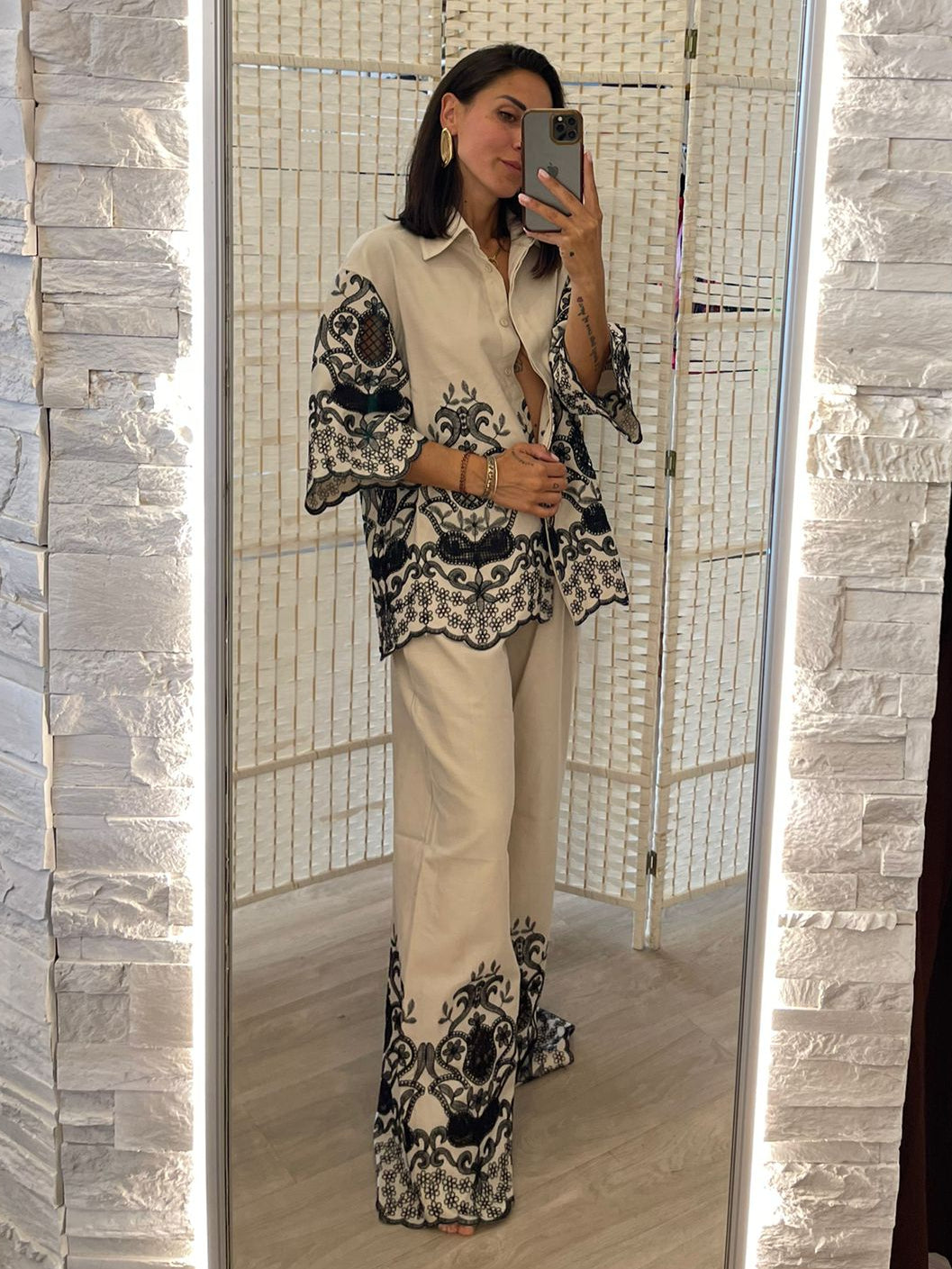 Camicia ricamata Glamorous