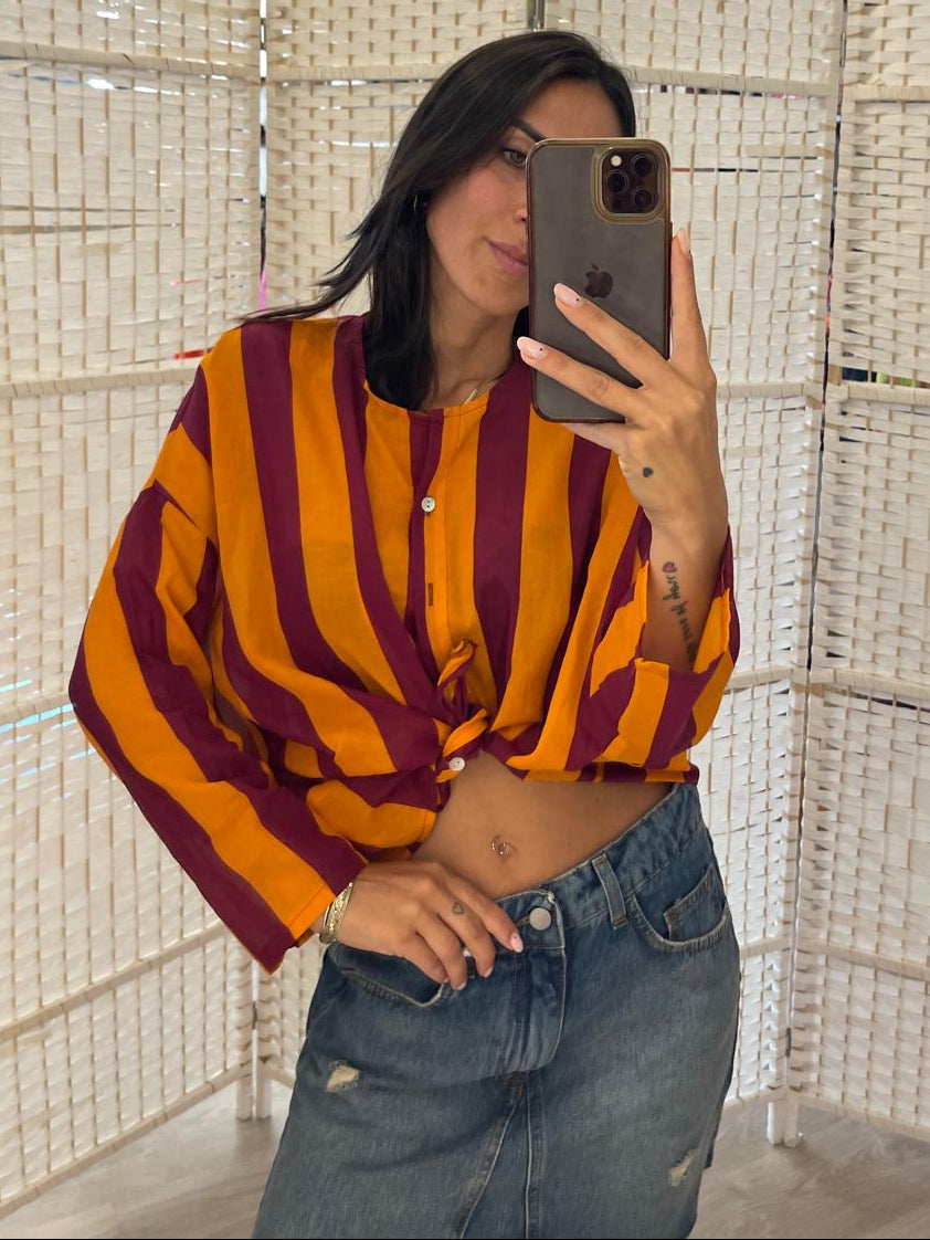 Camicia rigata Kikisix