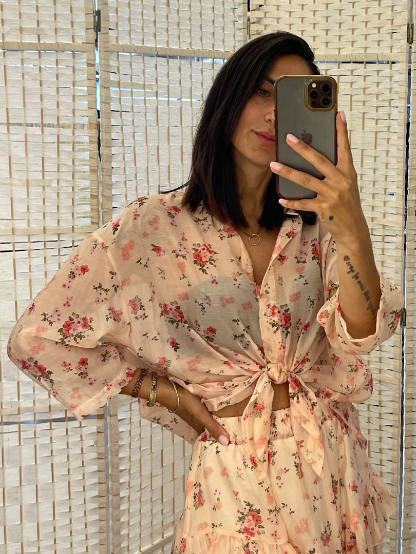 Camicia fiori Kikisix