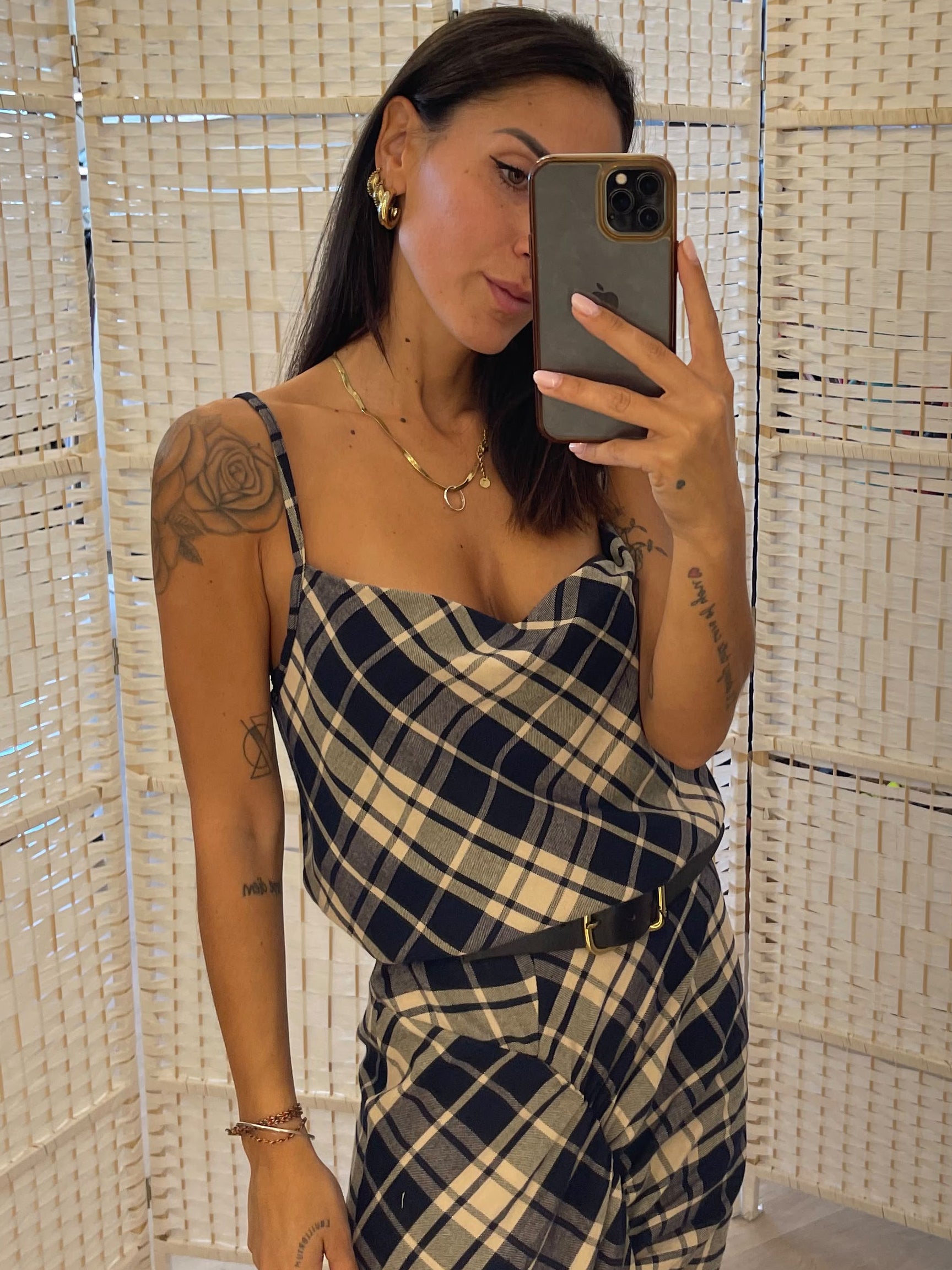 Canotta quadri Kikisix