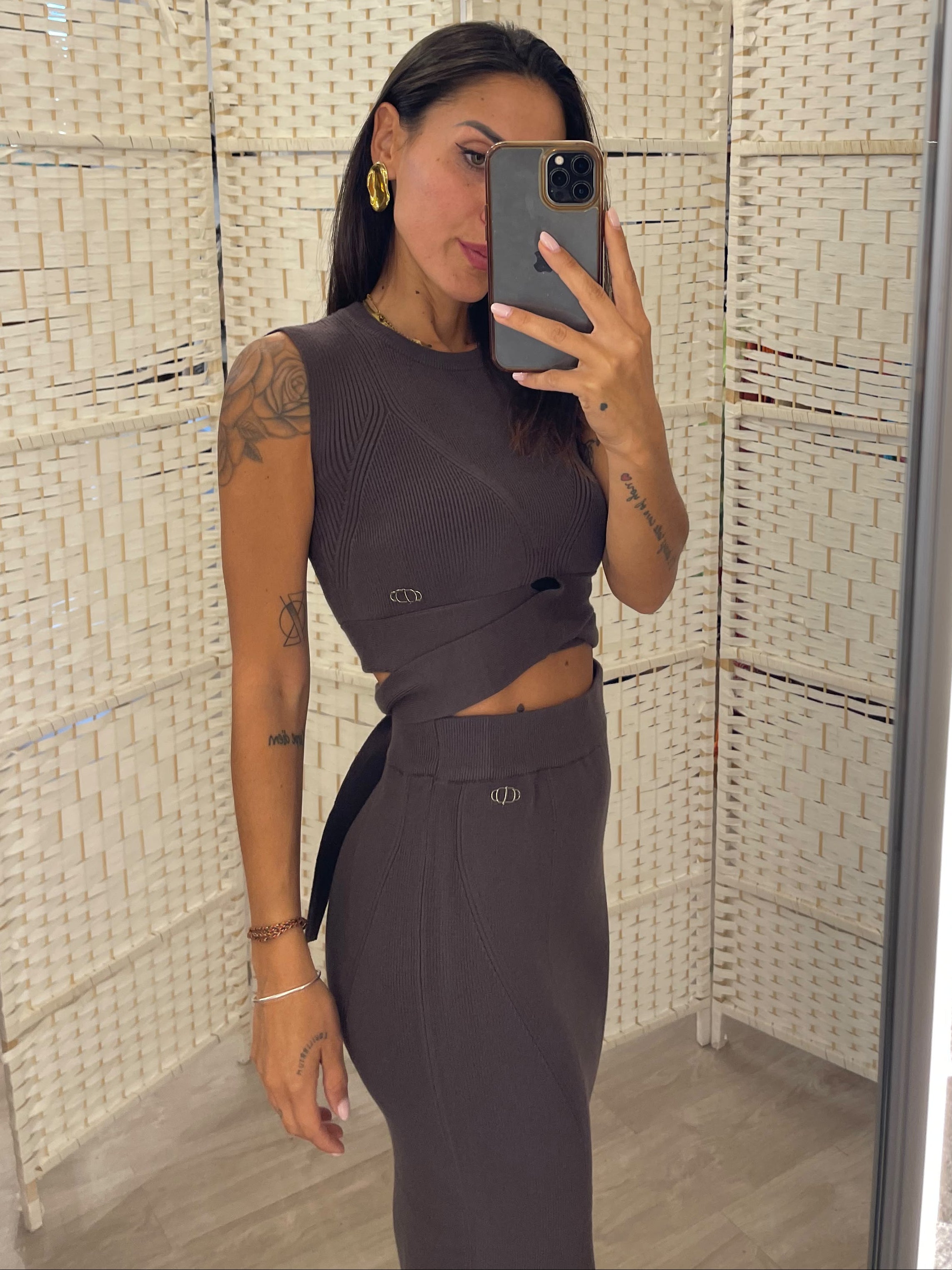 Completo gonna + top Over-D