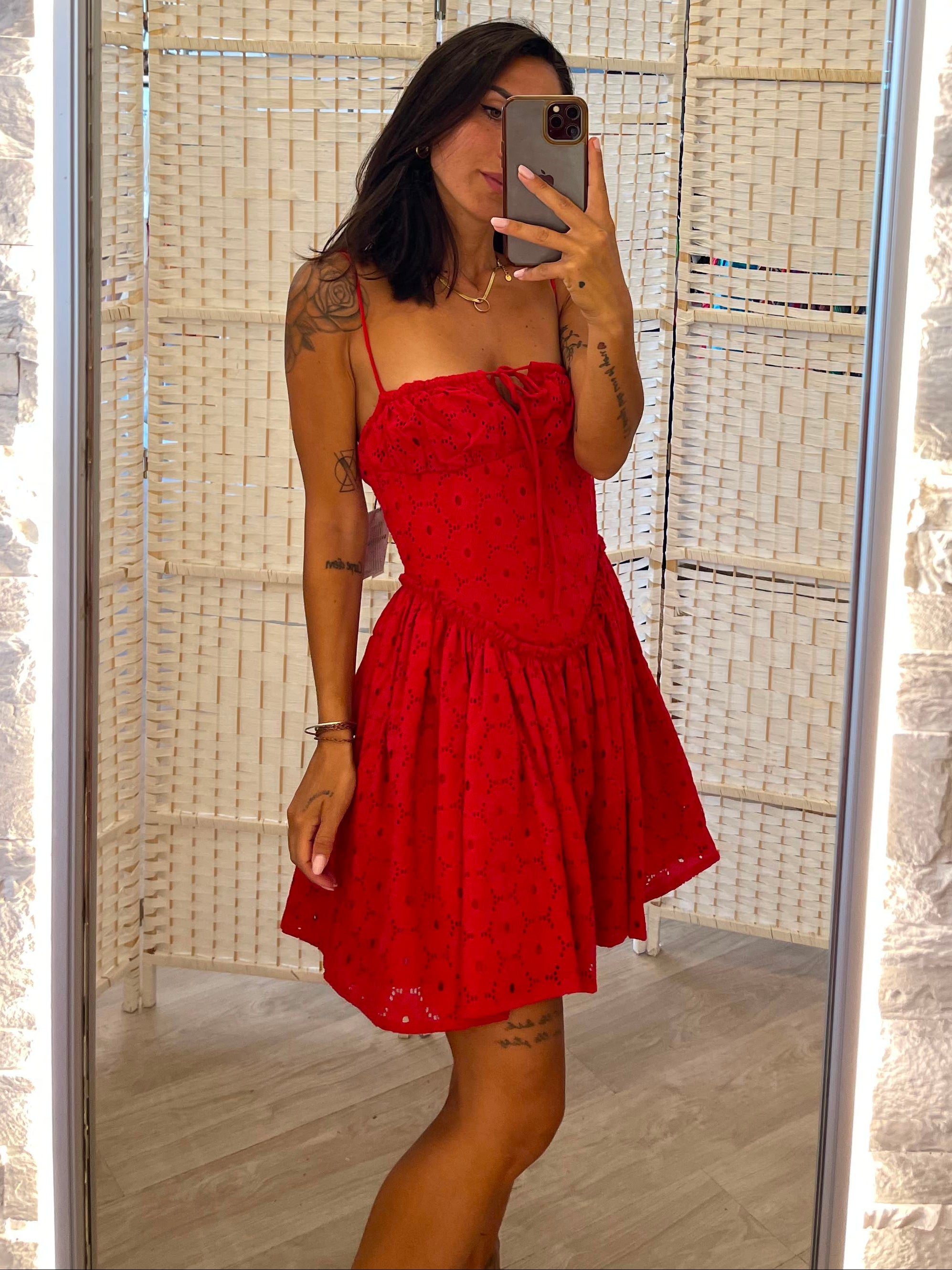 Abito rosso Glamorous