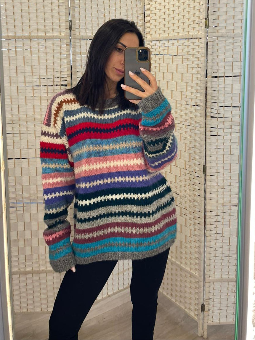 Maglione righe Linea VINTAGE