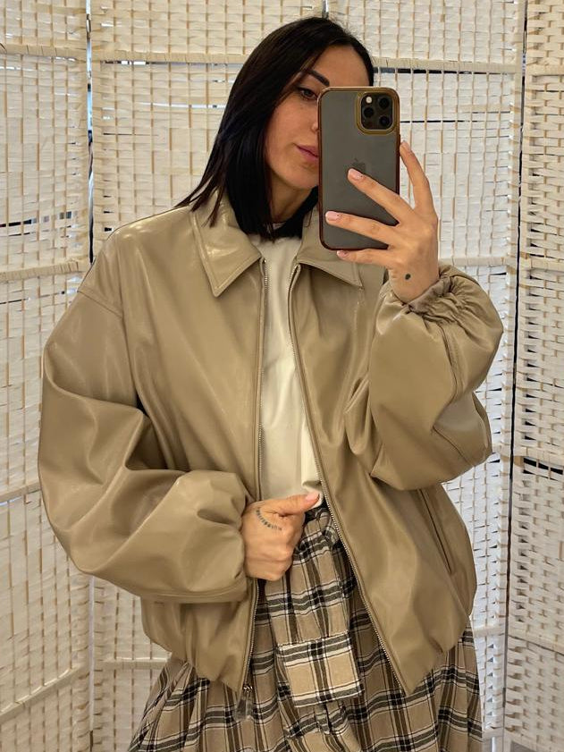 Bomber ecopelle Namaste