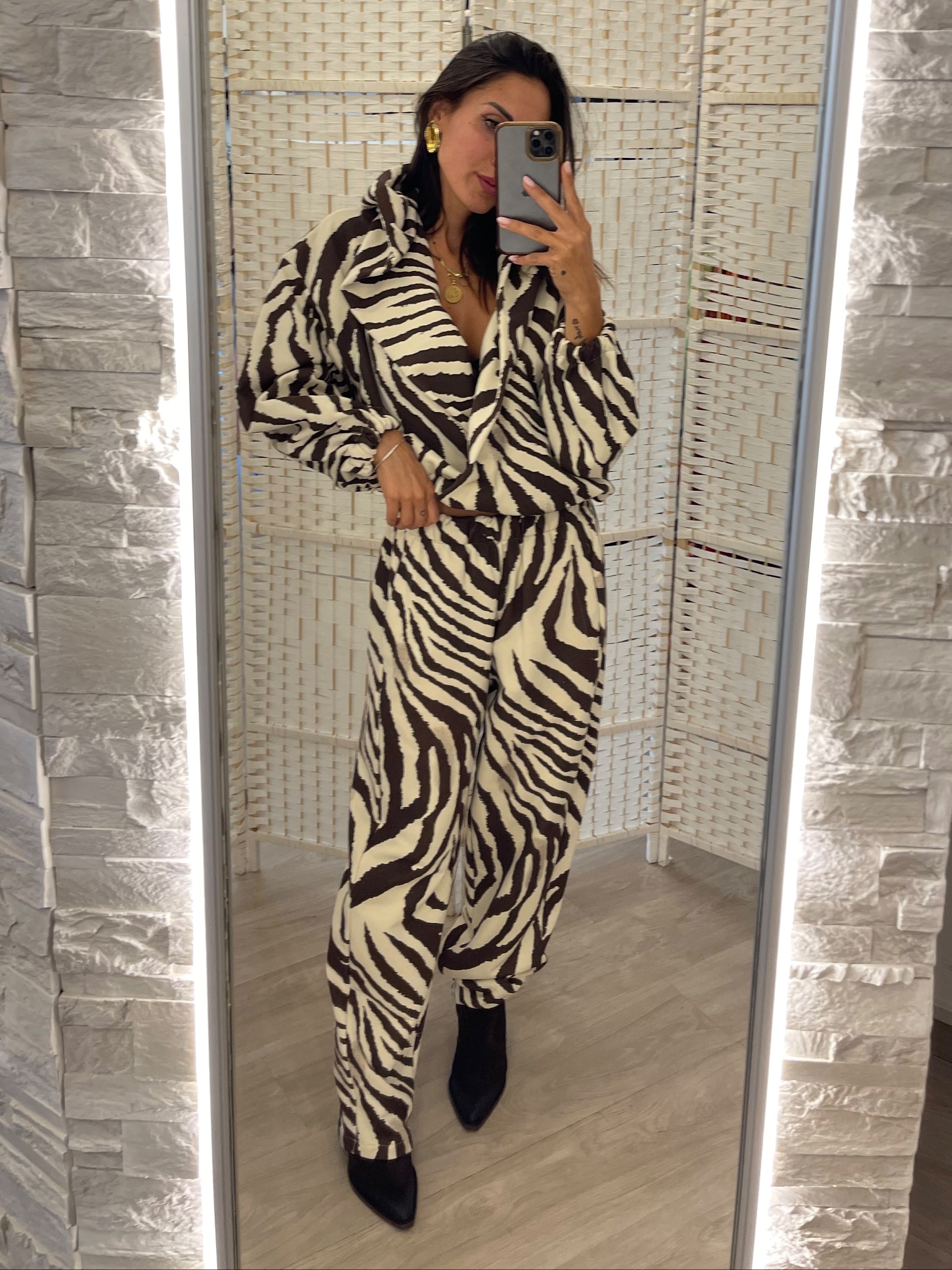 Pantalone zebrato