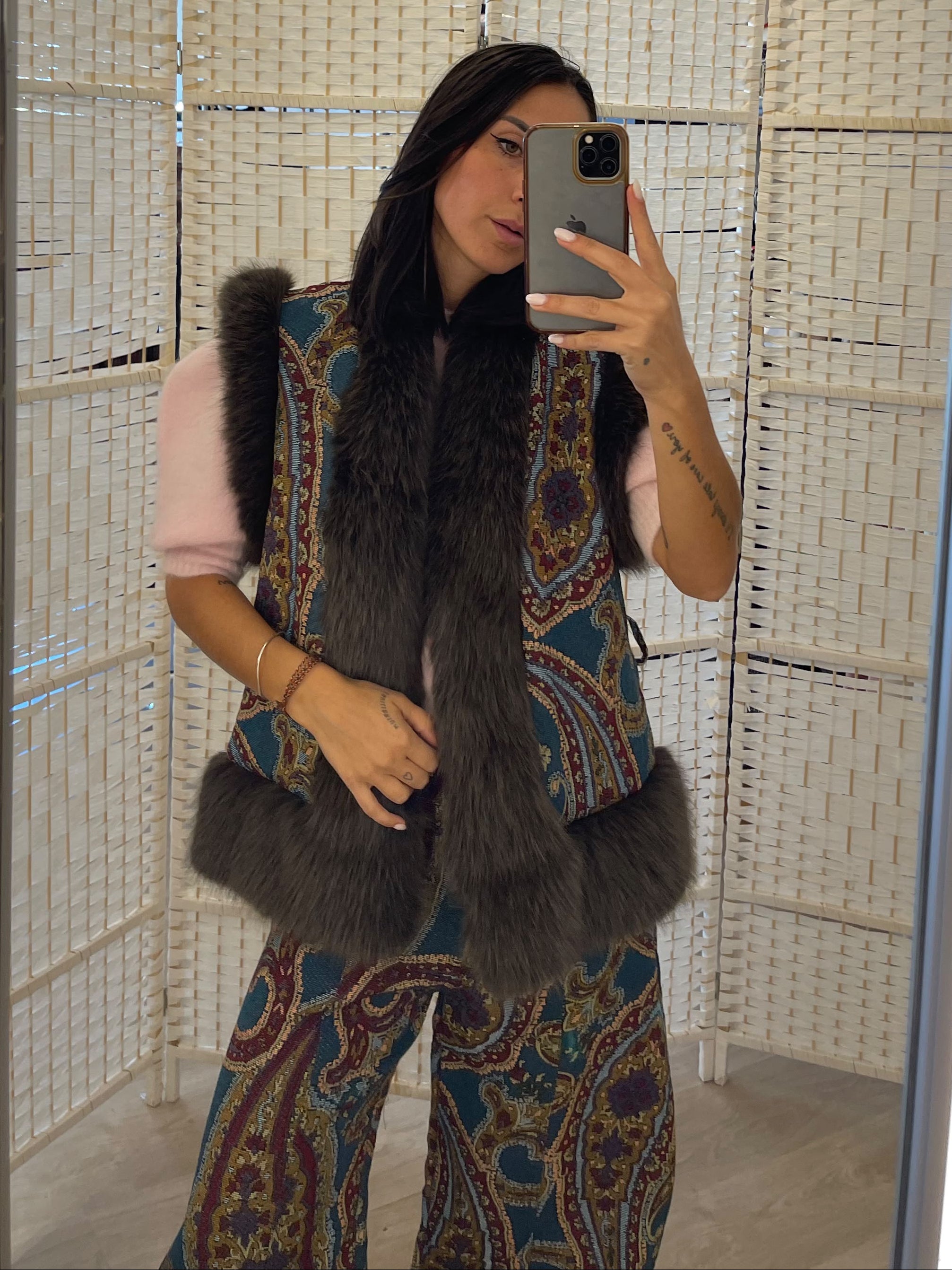 Gilet jaquard Kontatto