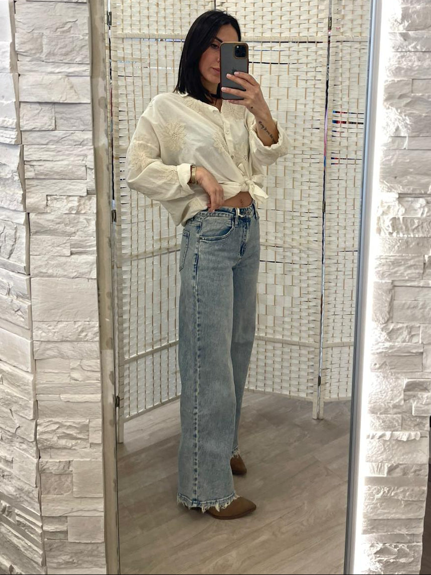 Jeans dritto palazzo