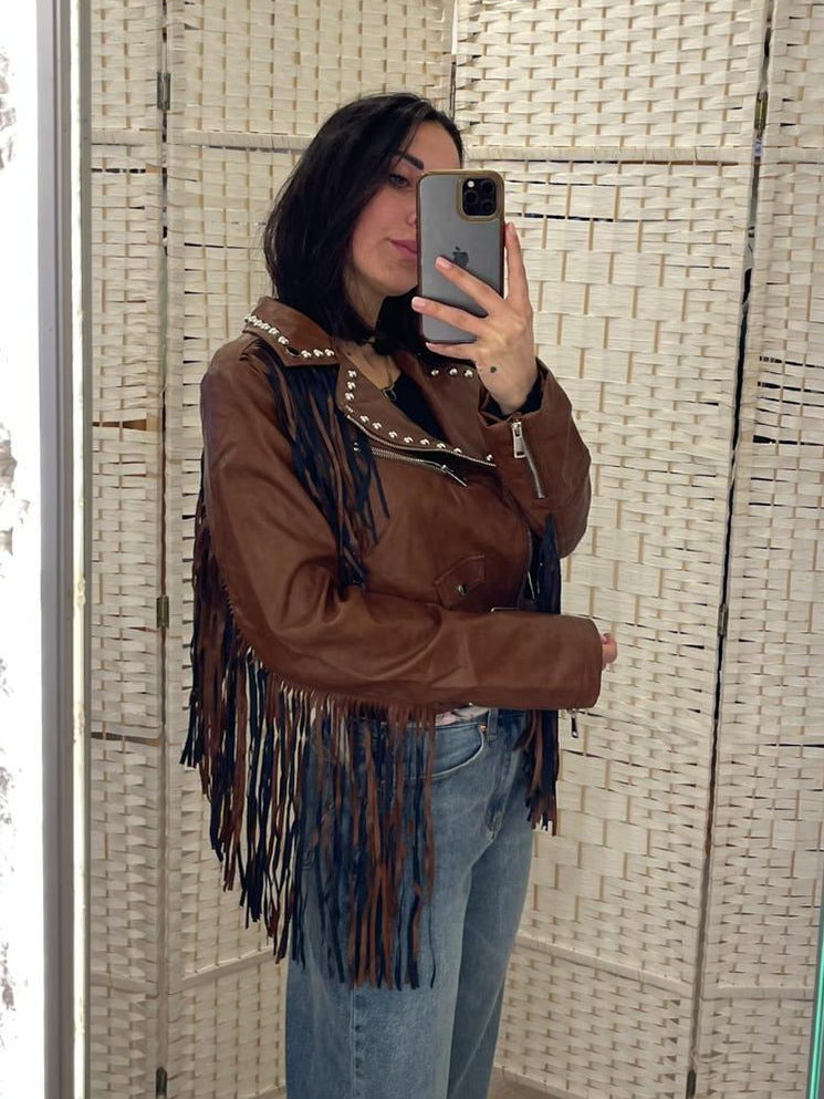 Giacchetto ecopelle Glamorous