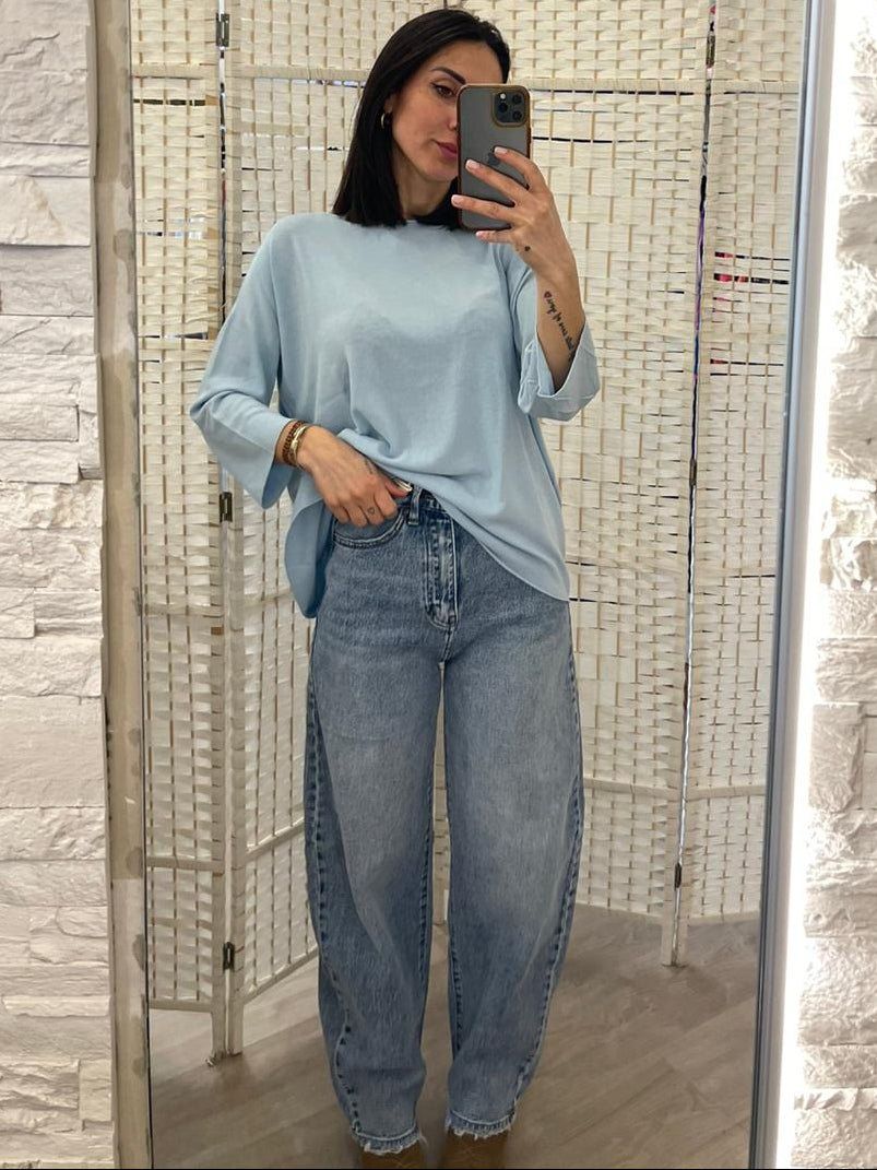 Jeans baloon elasticizzato