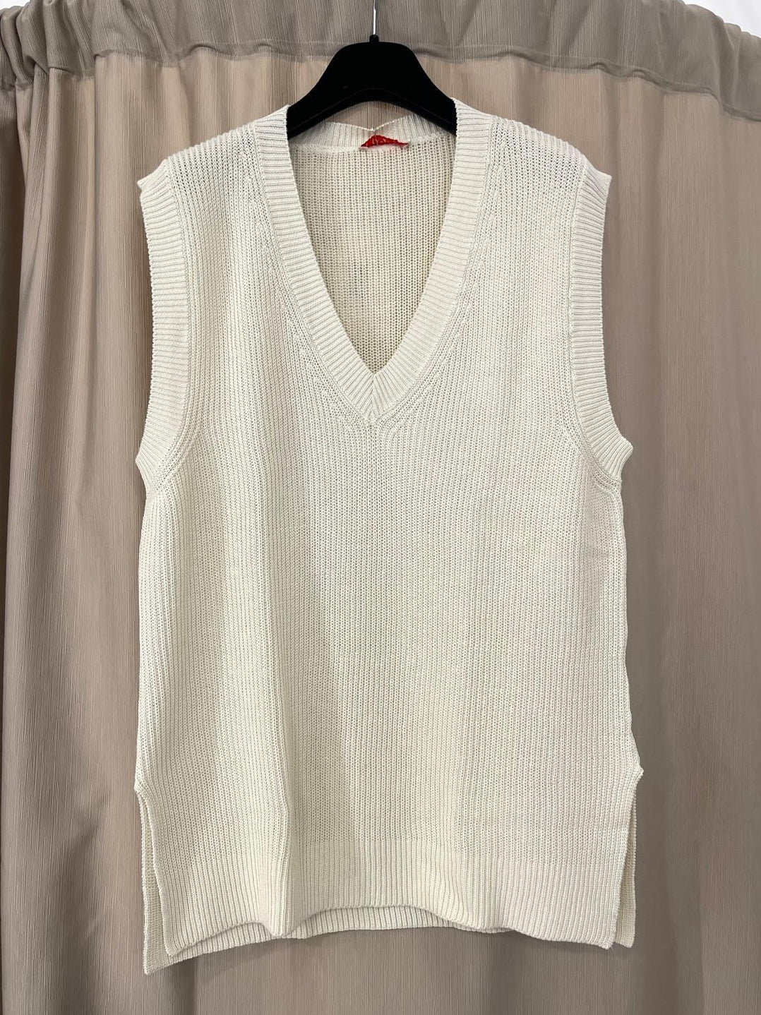 Gilet ecrù Kontatto