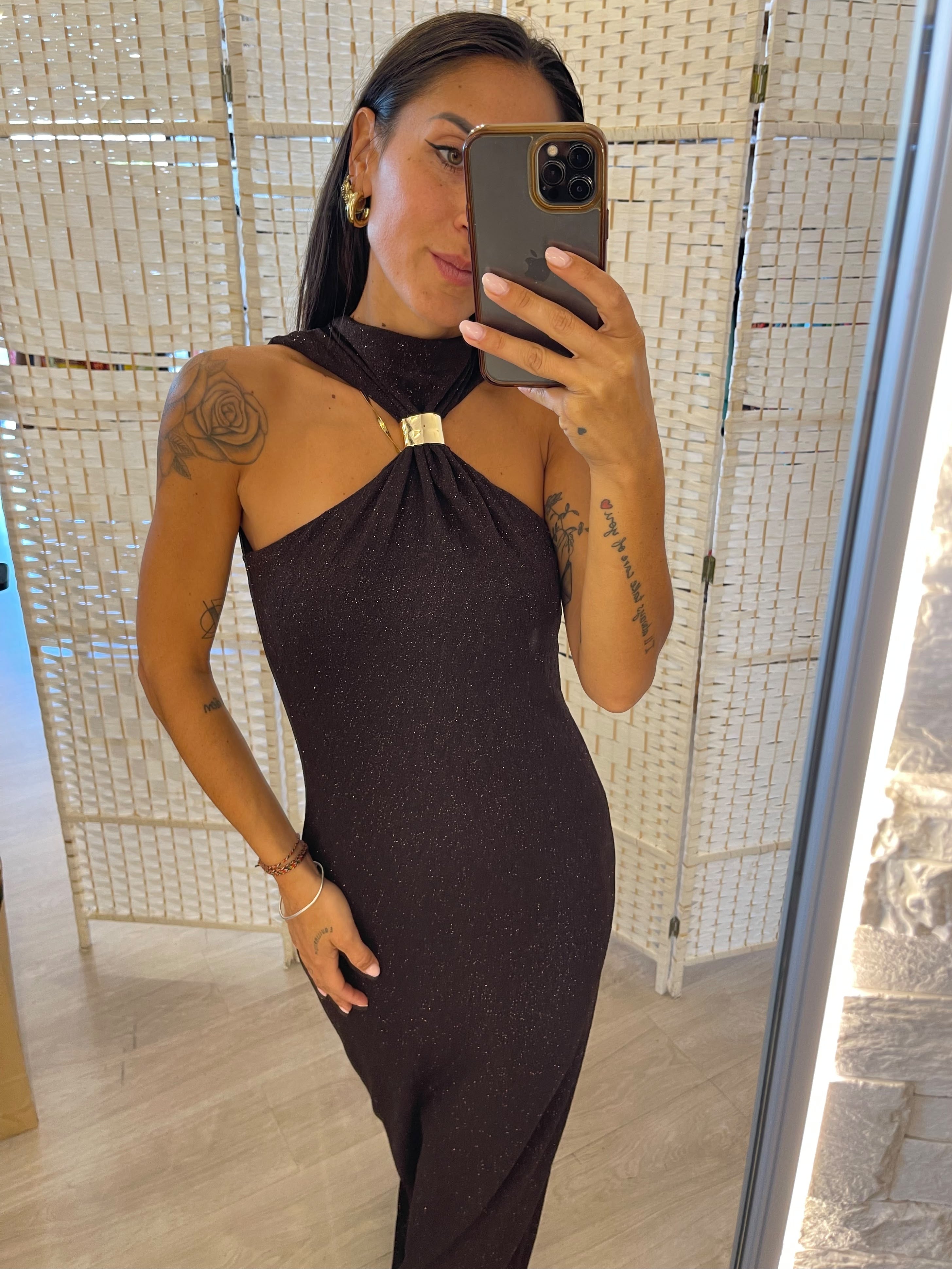 Abito lurex moro D'L