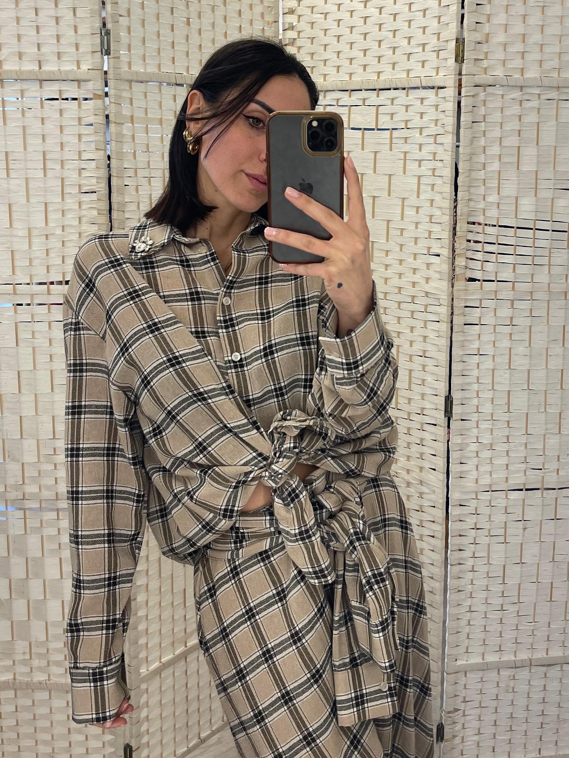 Camicia quadri Kikisix