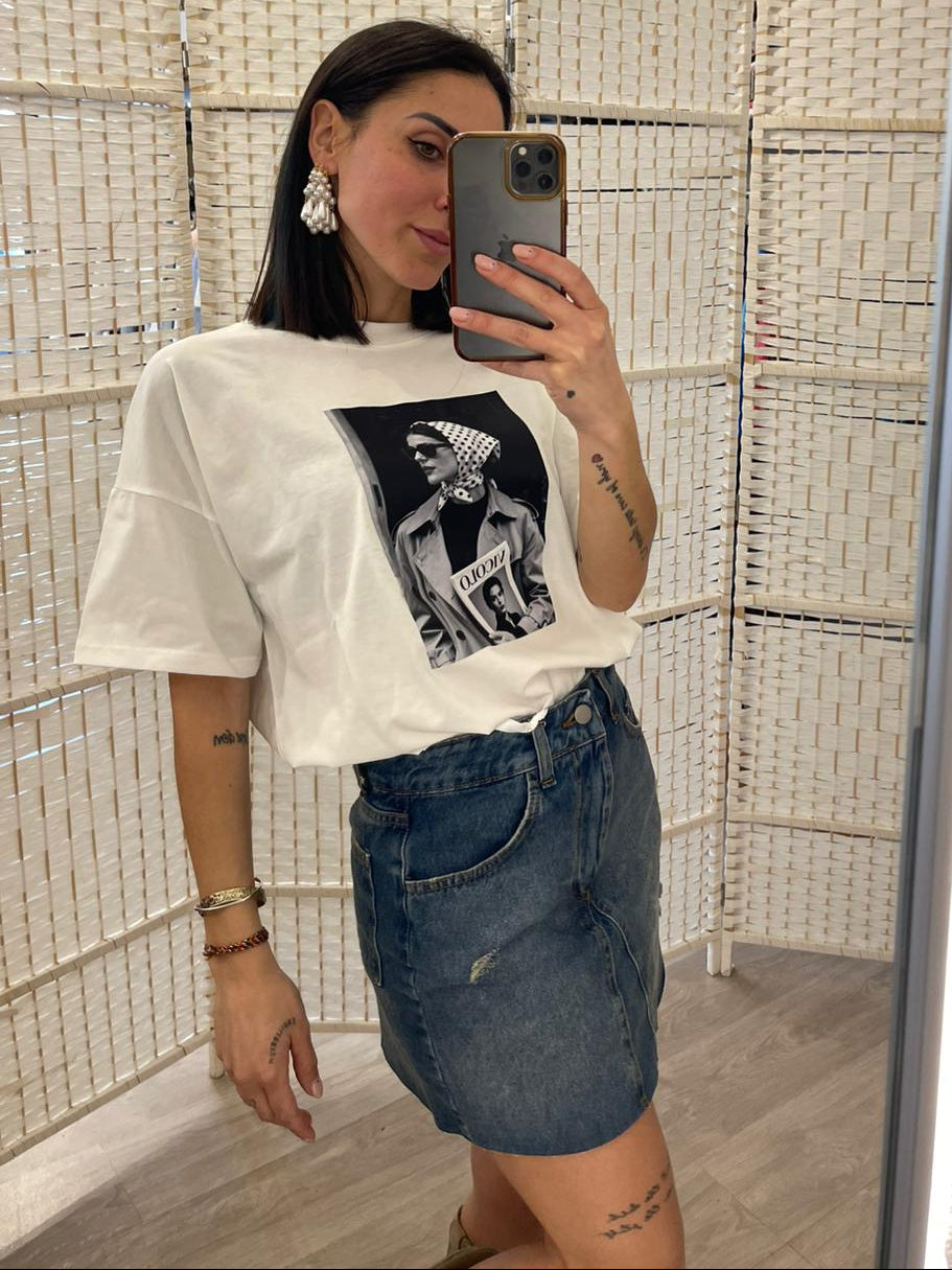 Gonna di jeans Kikisix
