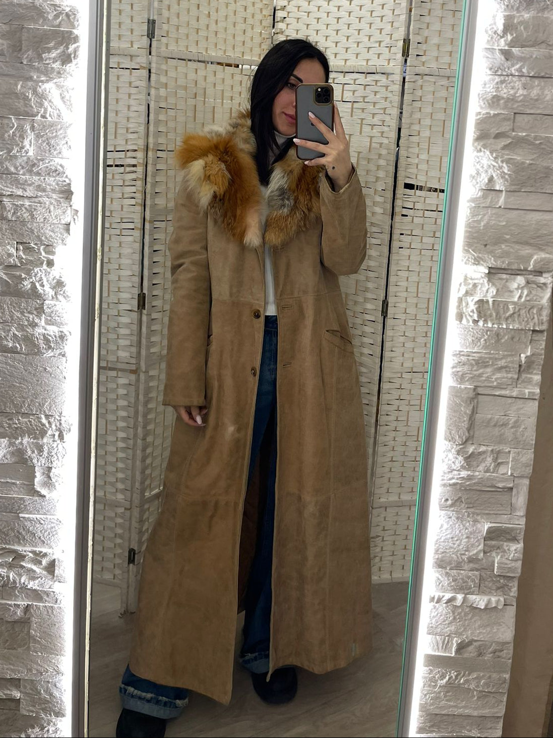 Cappotto beige Linea VINTAGE