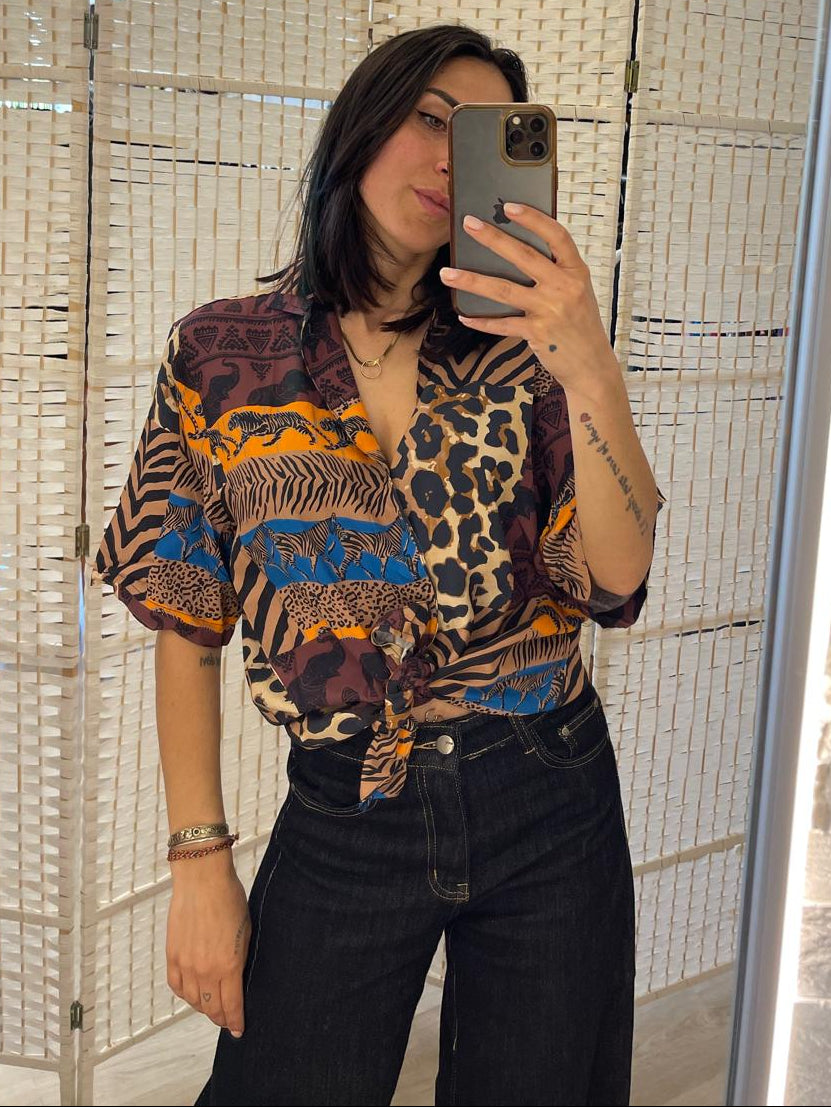 Camicia fantasia over