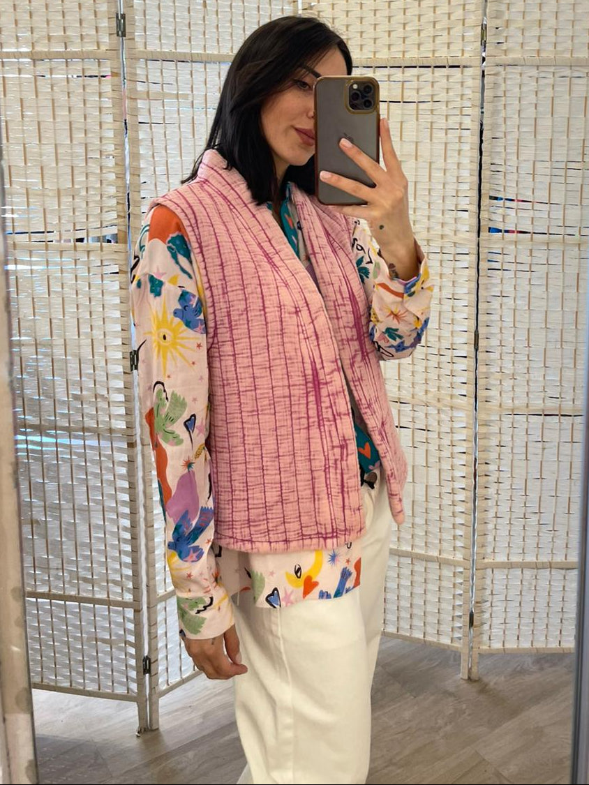 Gilet rosa La Petite