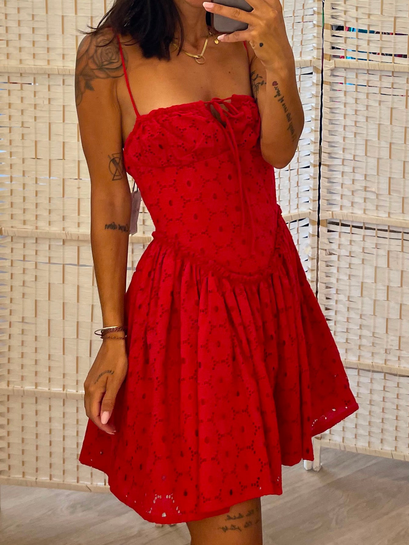 Abito rosso Glamorous