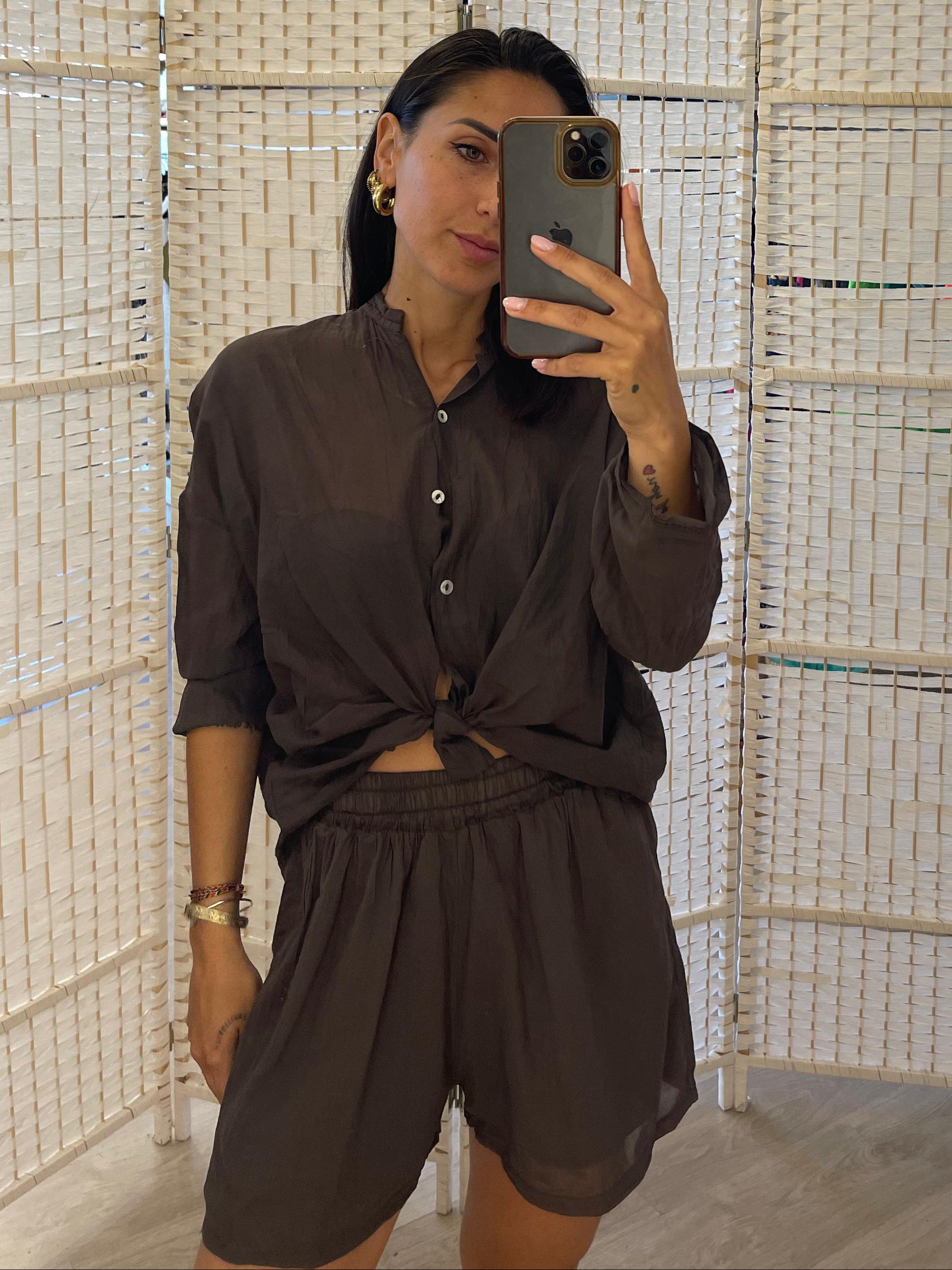 Shorts cioccolato Kikisix