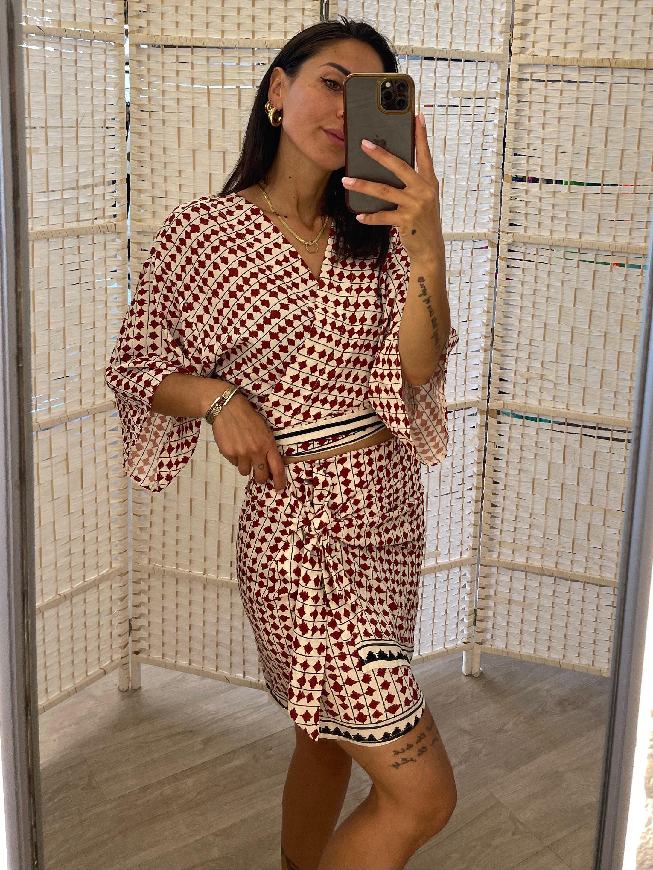 Camicia-kimono fantasia Vicolo