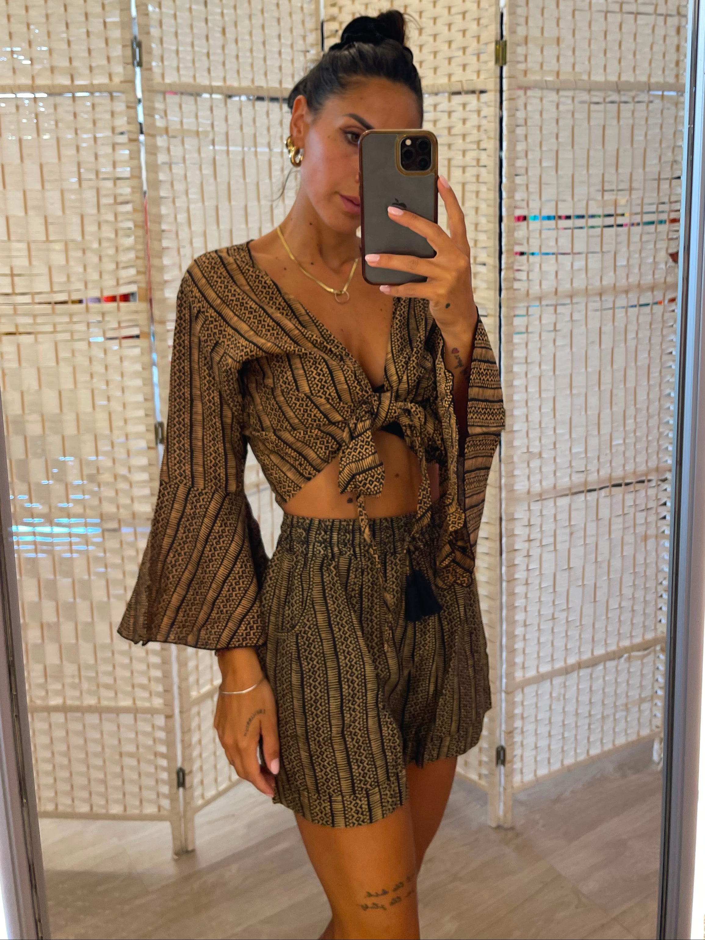 Completo Short + top fantasia