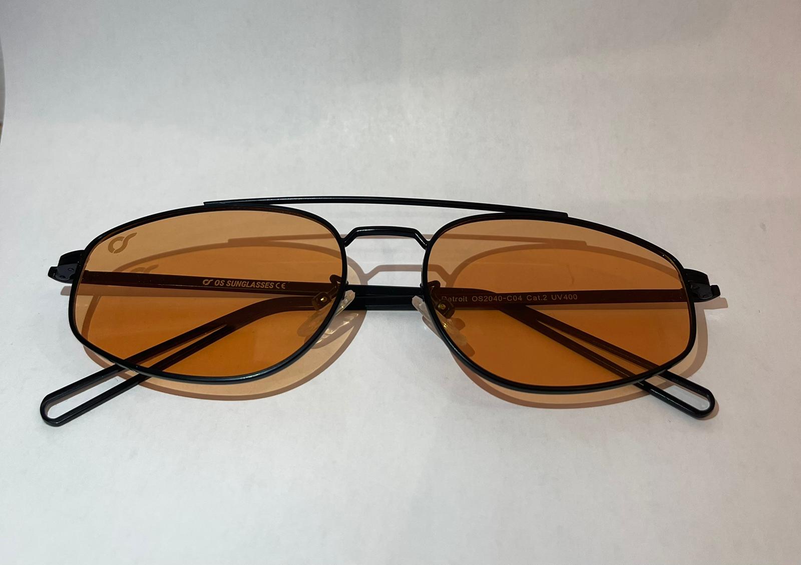 Occhiali lenti arancioni