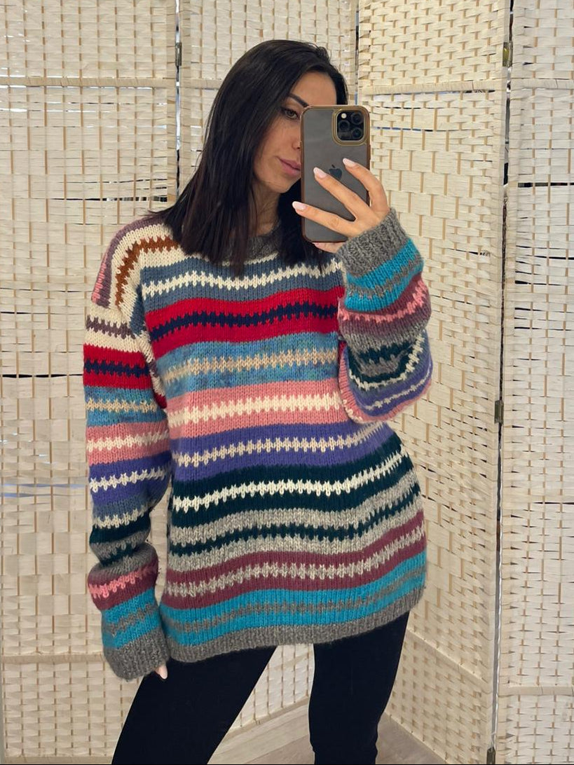 Maglione righe Linea VINTAGE