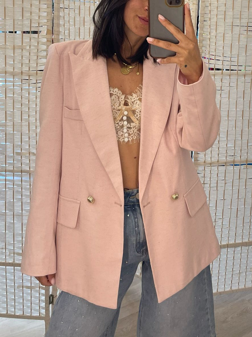 Giacca rosa Kikisix