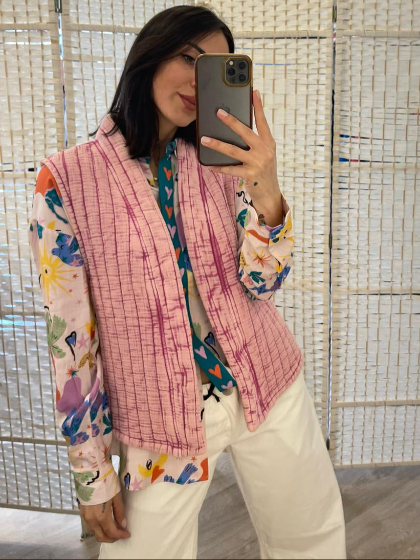 Gilet rosa La Petite