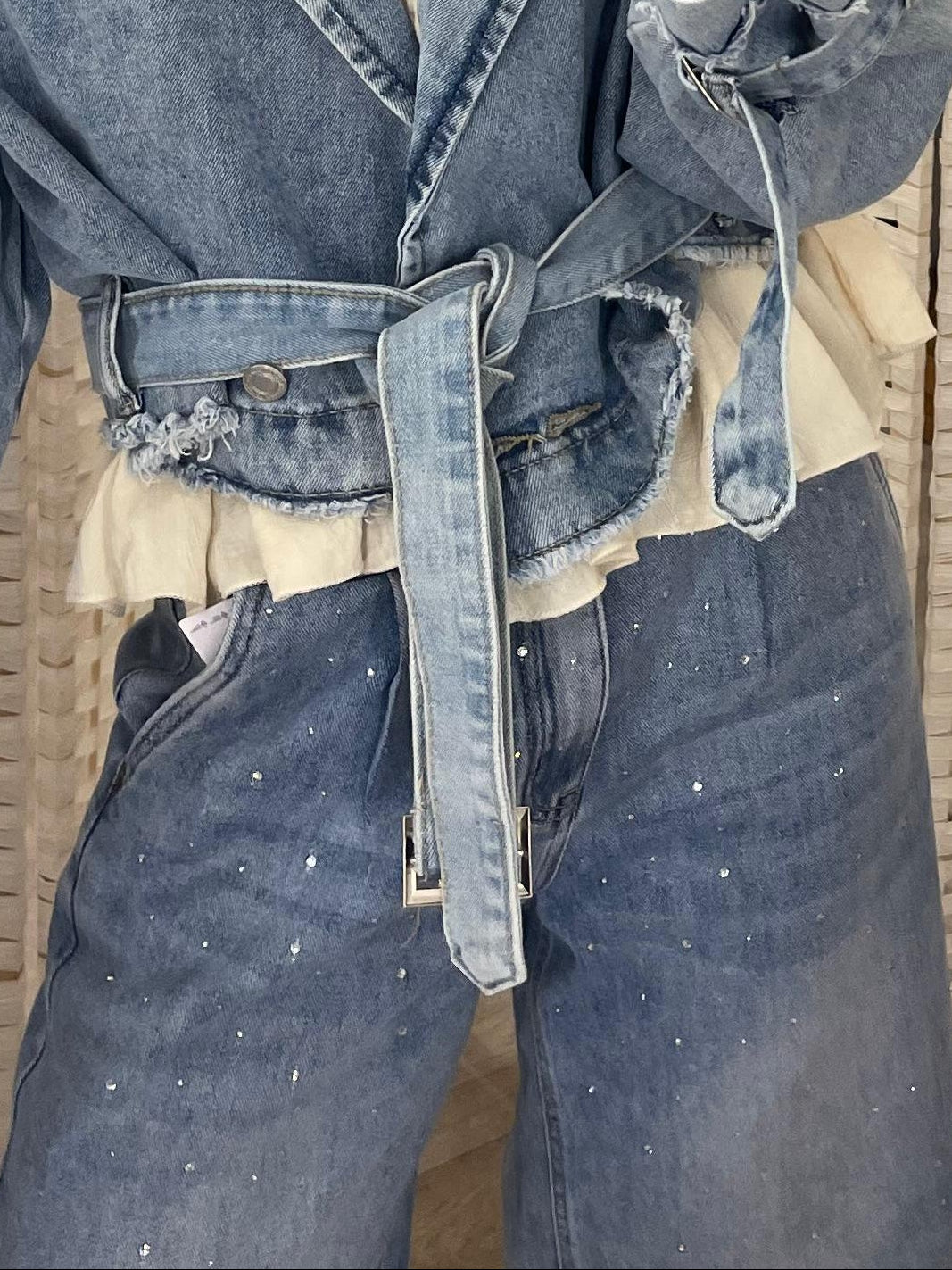 Chiodo denim Namastè