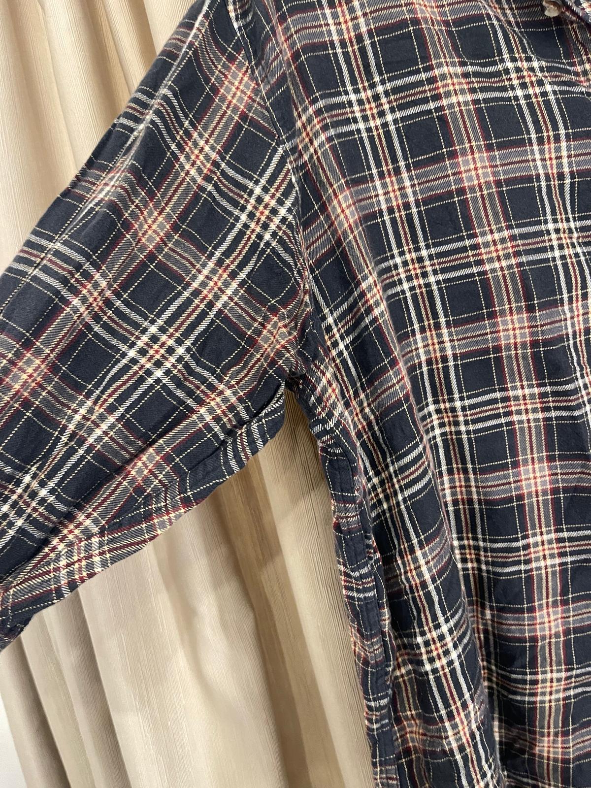 Camicia quadri nero/rosso Over Linea Vintage