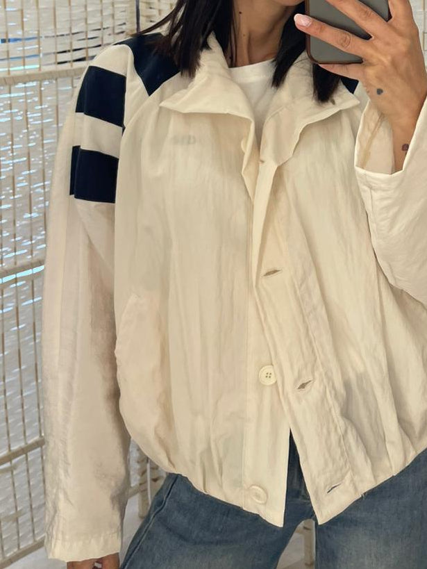 Bomber bianco Kikisix