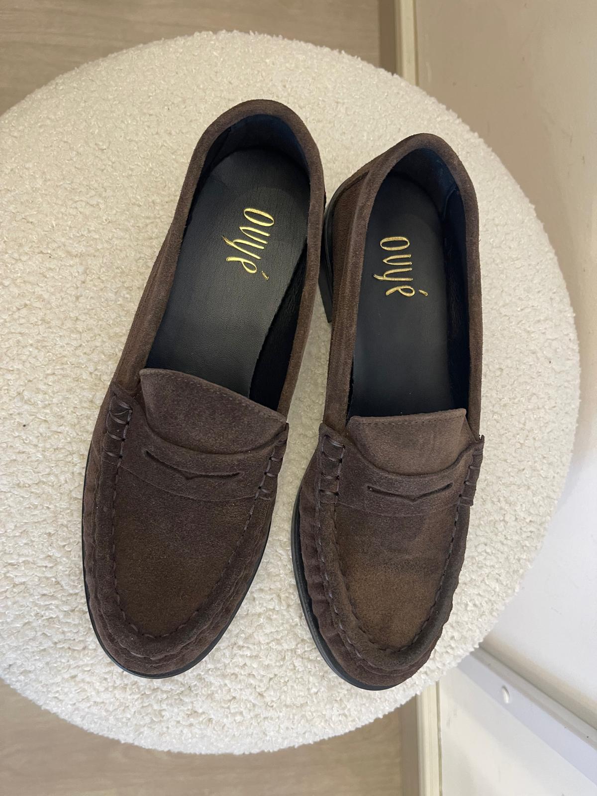 Mocassino moro scamosciato Ovyè