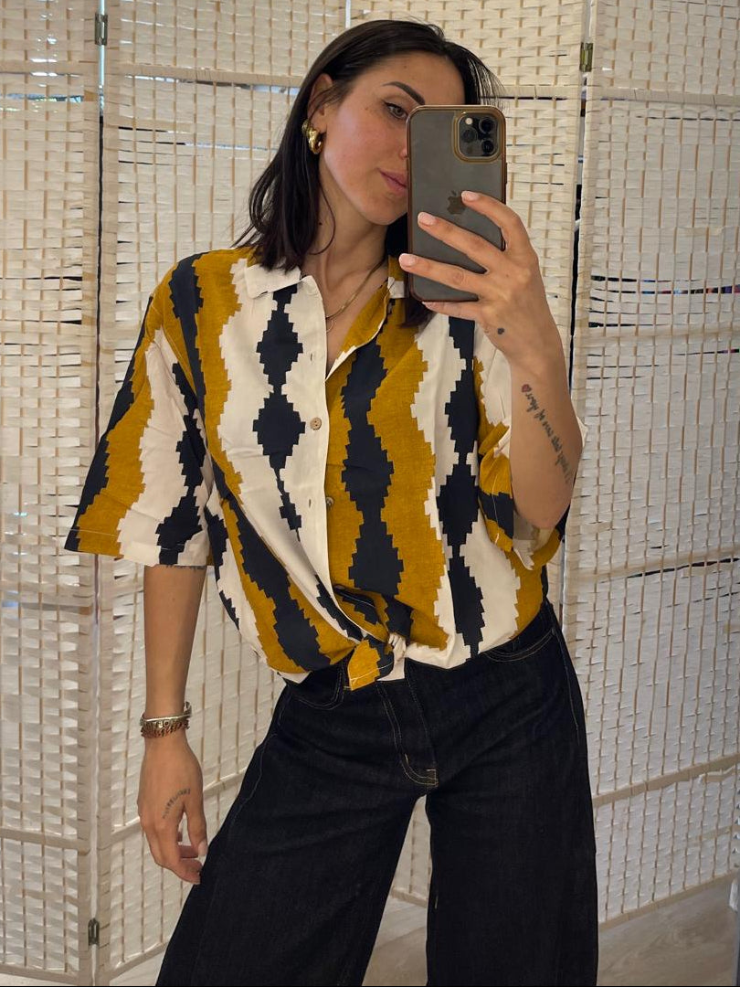 Camicia fantasia over