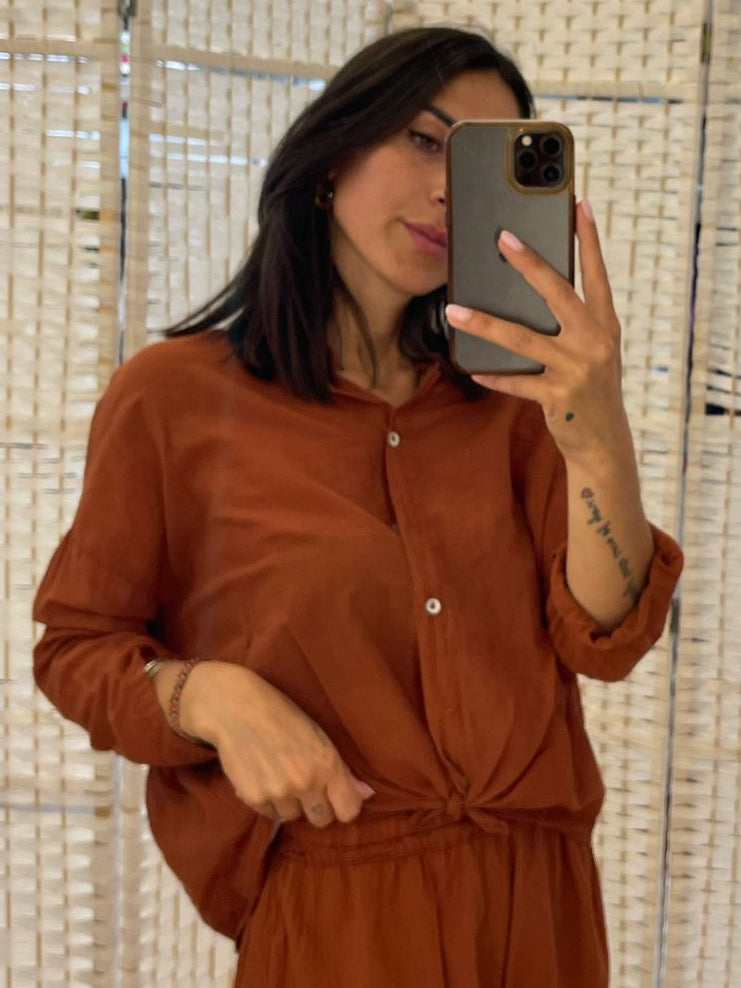 Camicia coccio Kikisix