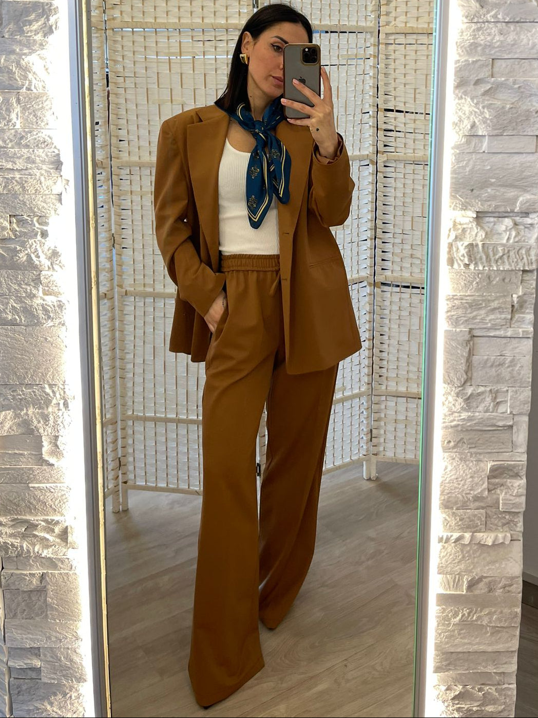 Pantalone tabacco KikiSix