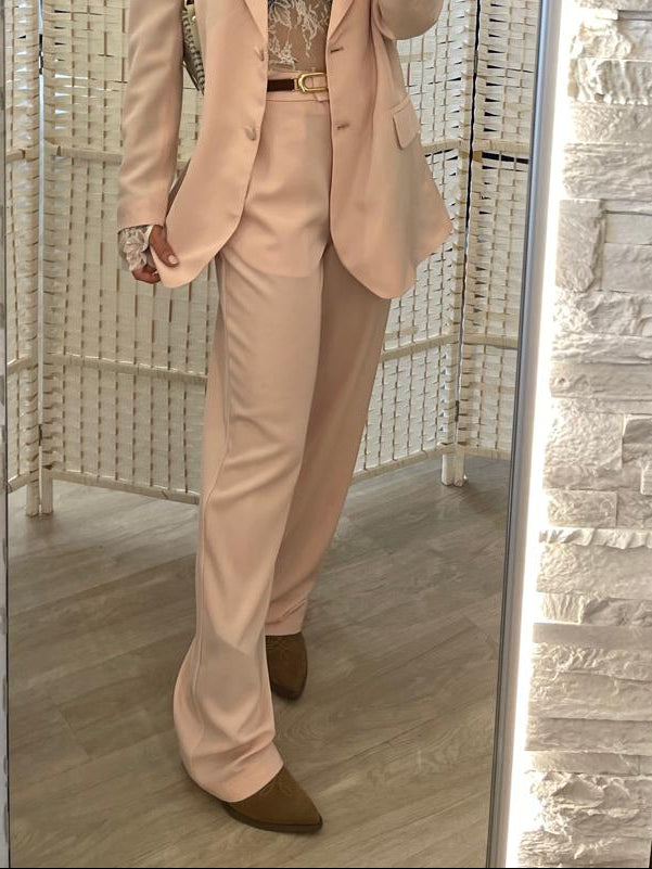 Pantalone rosa nude