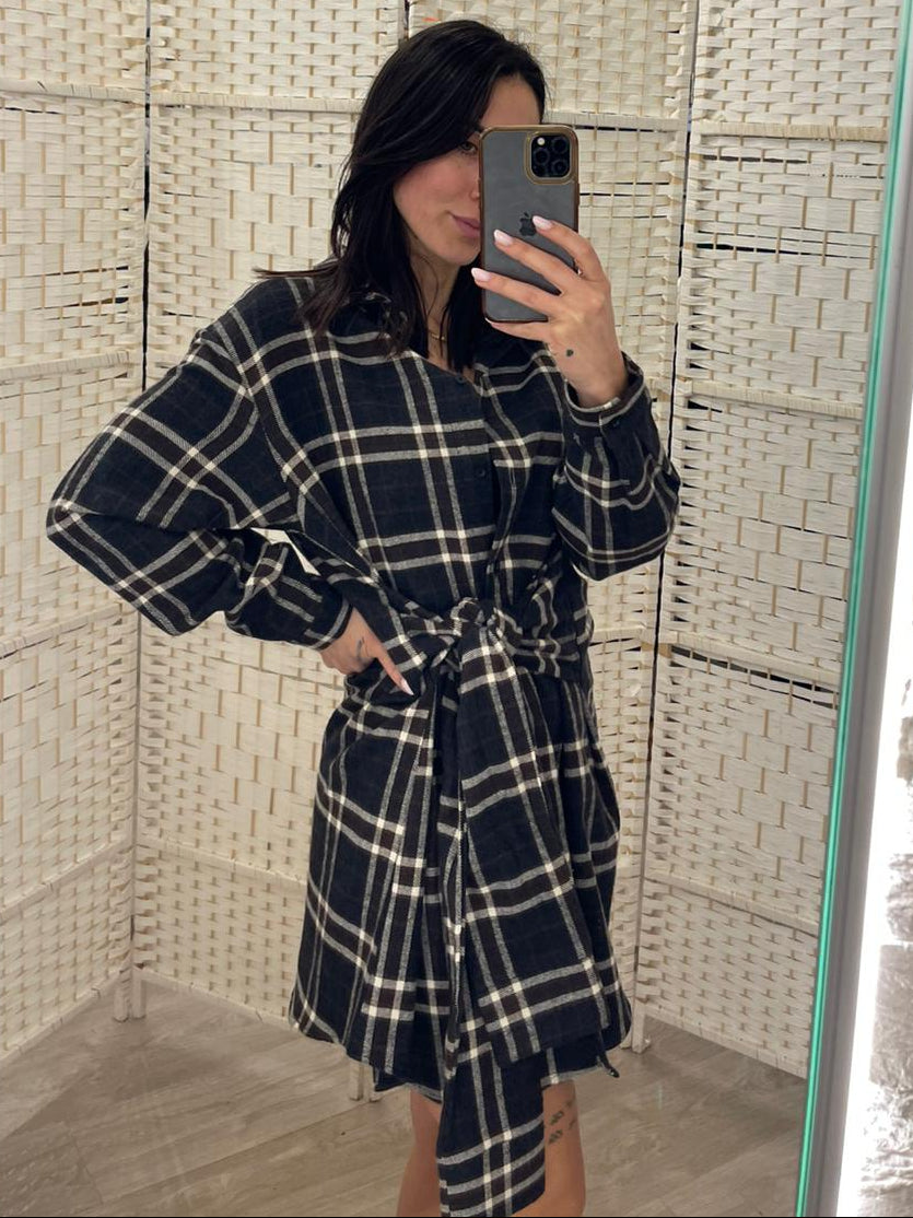 Abito quadri Kiki Six