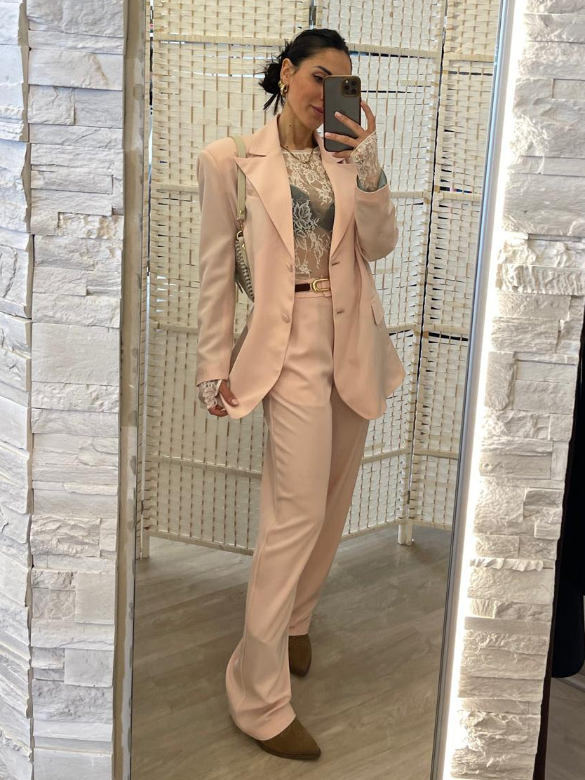 Pantalone rosa nude