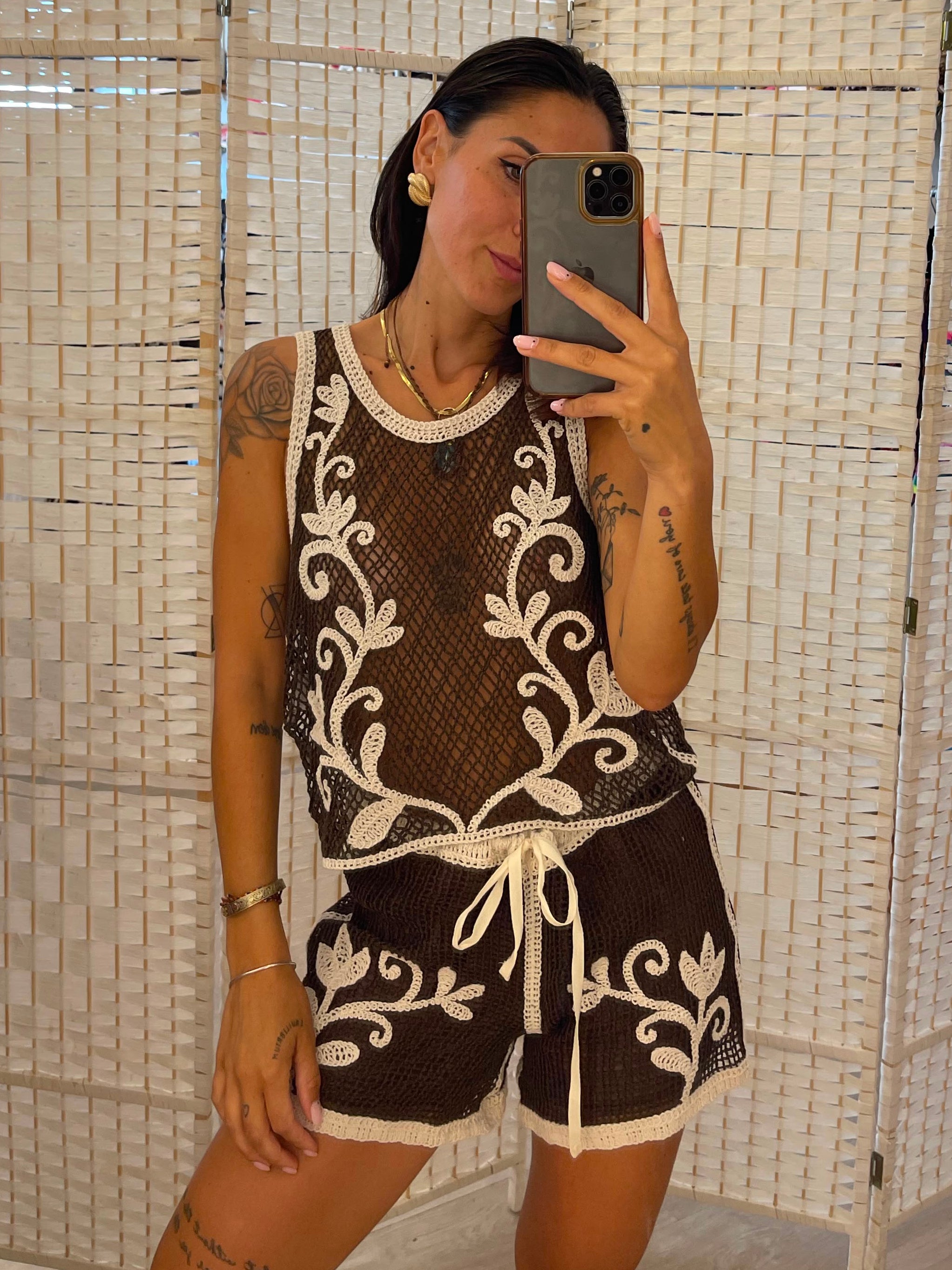 Shorts crochet kikisix