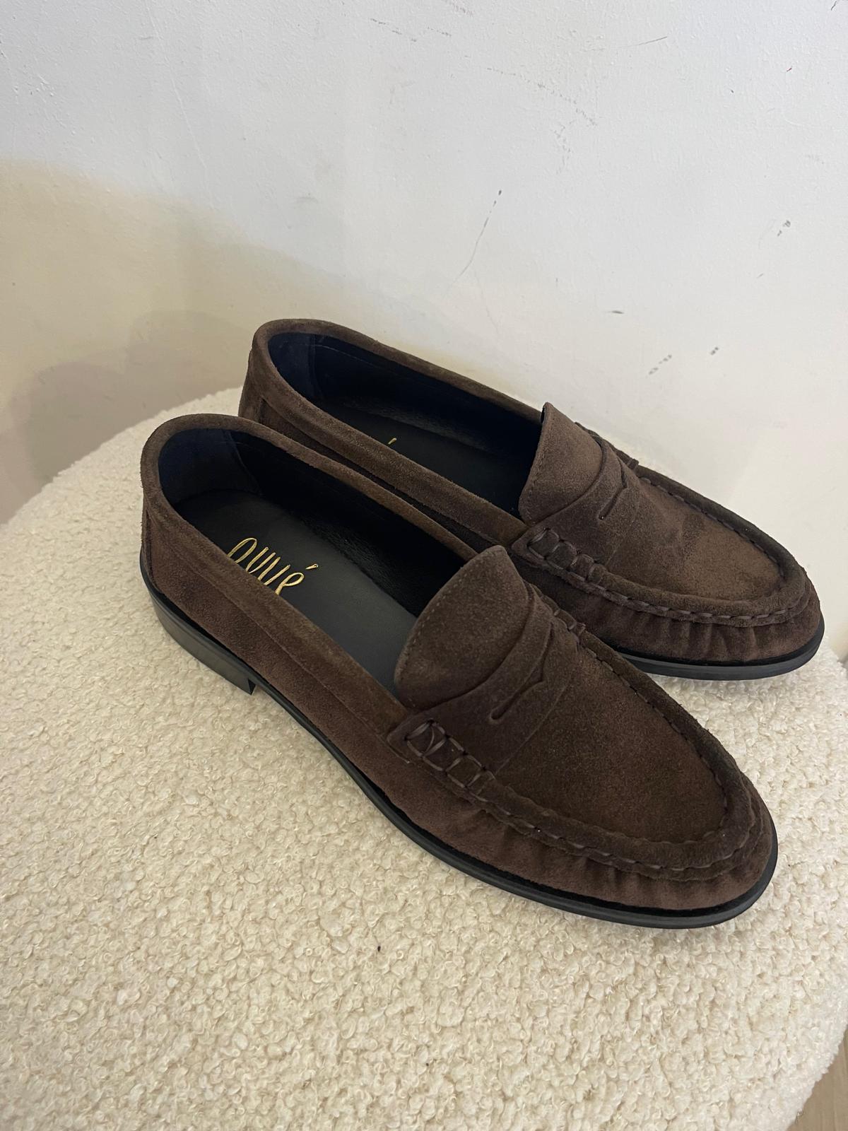 Mocassino moro scamosciato Ovyè
